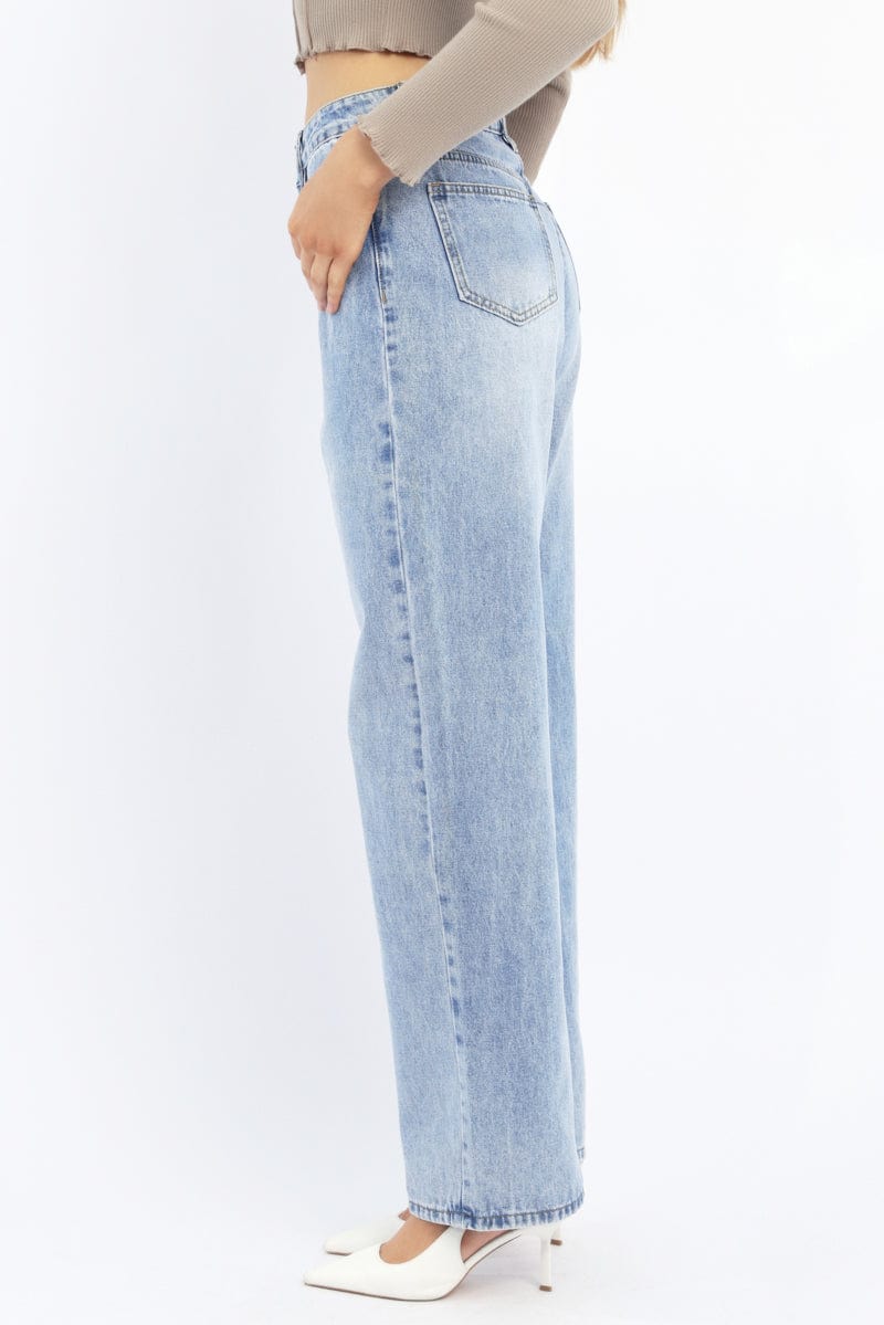 Denim Baggy Jeans Low Rise