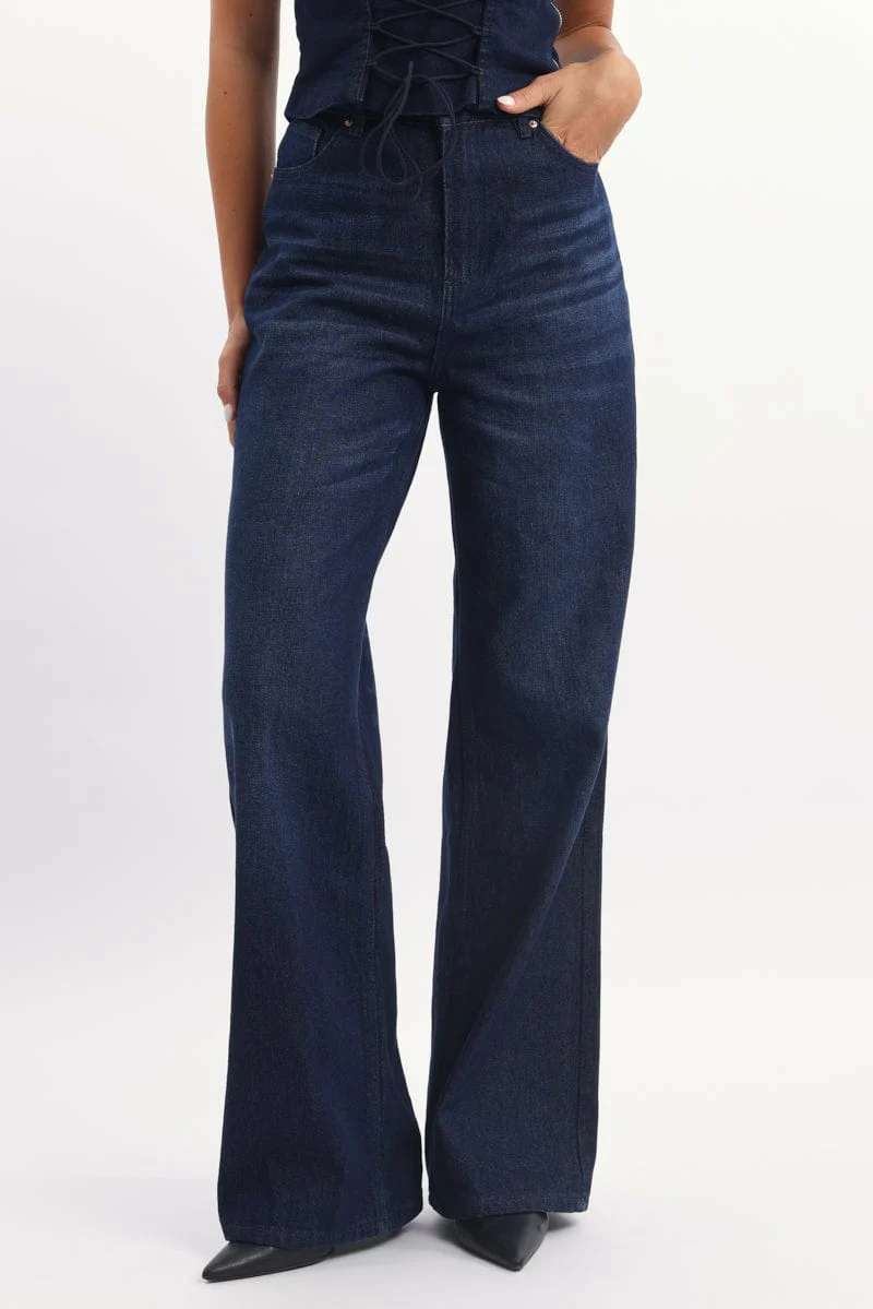 Denim Baggy Jeans Low rise