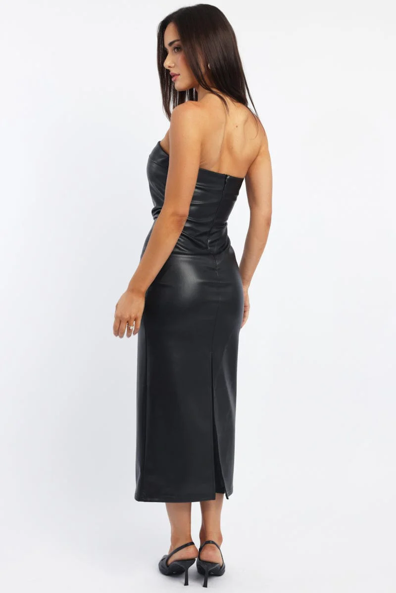 Black Bodycon Dress Midi