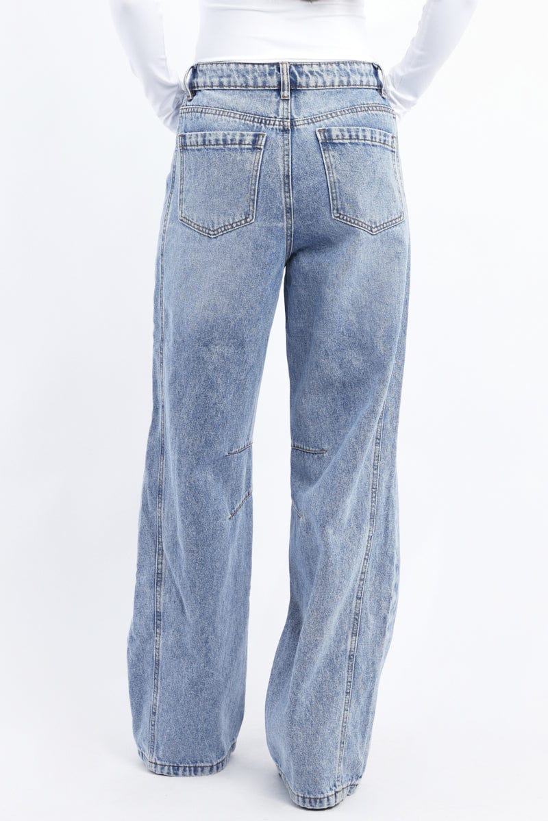 Denim Barrel Jeans