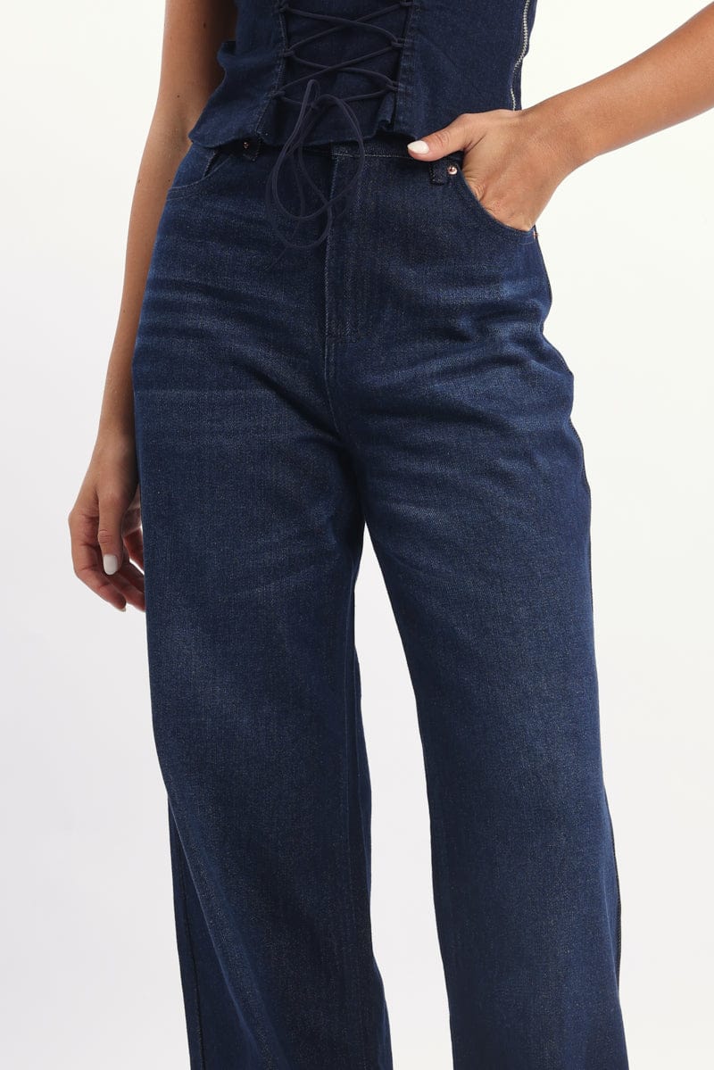 Denim Baggy Jeans Low rise