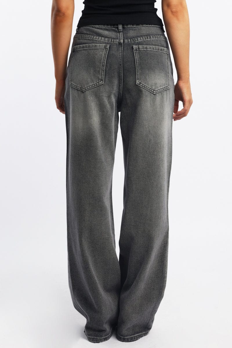 Grey Barrel Jeans Mid Rise