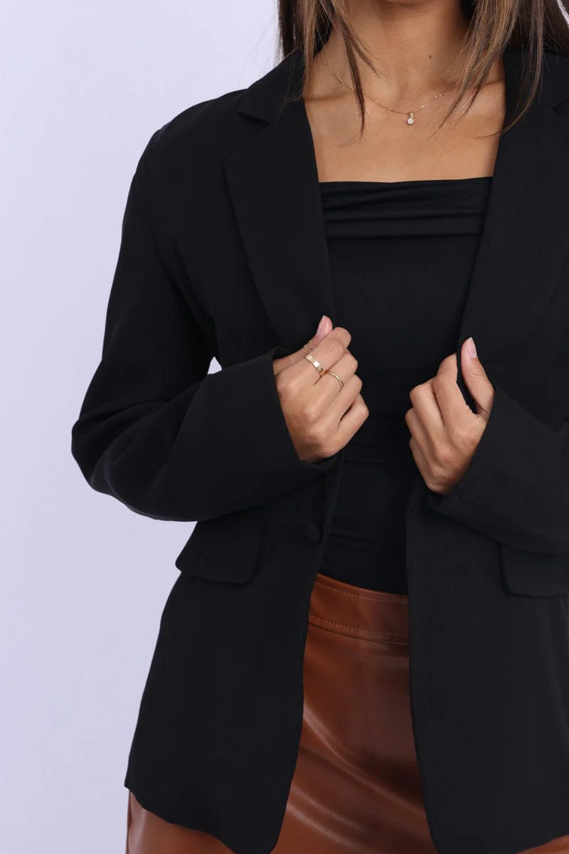Black Blazer Long Sleeve