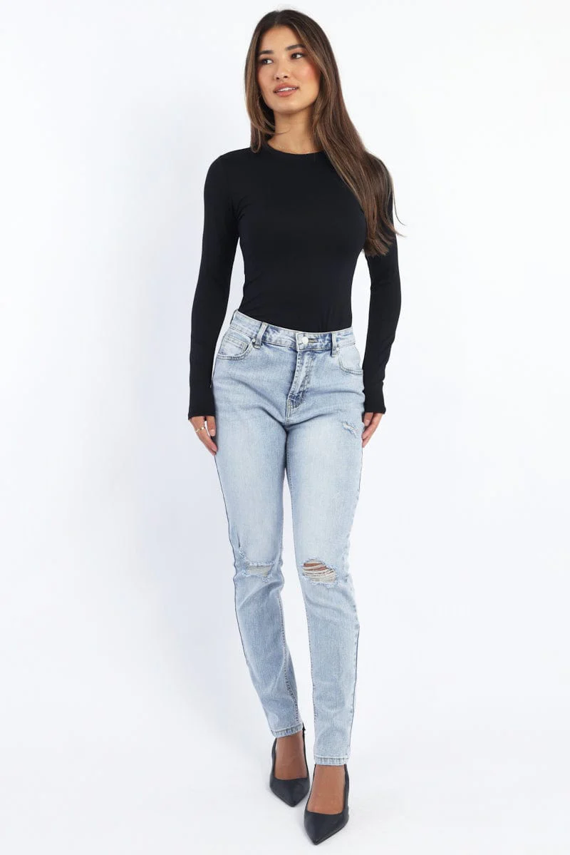 Black Supersoft Top Long Sleeve