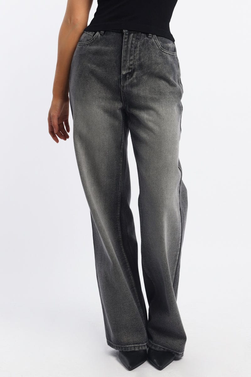 Grey Barrel Jeans Mid Rise