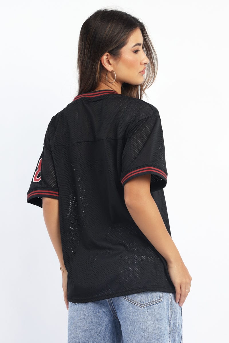 Black Sport Tee Short Sleeve