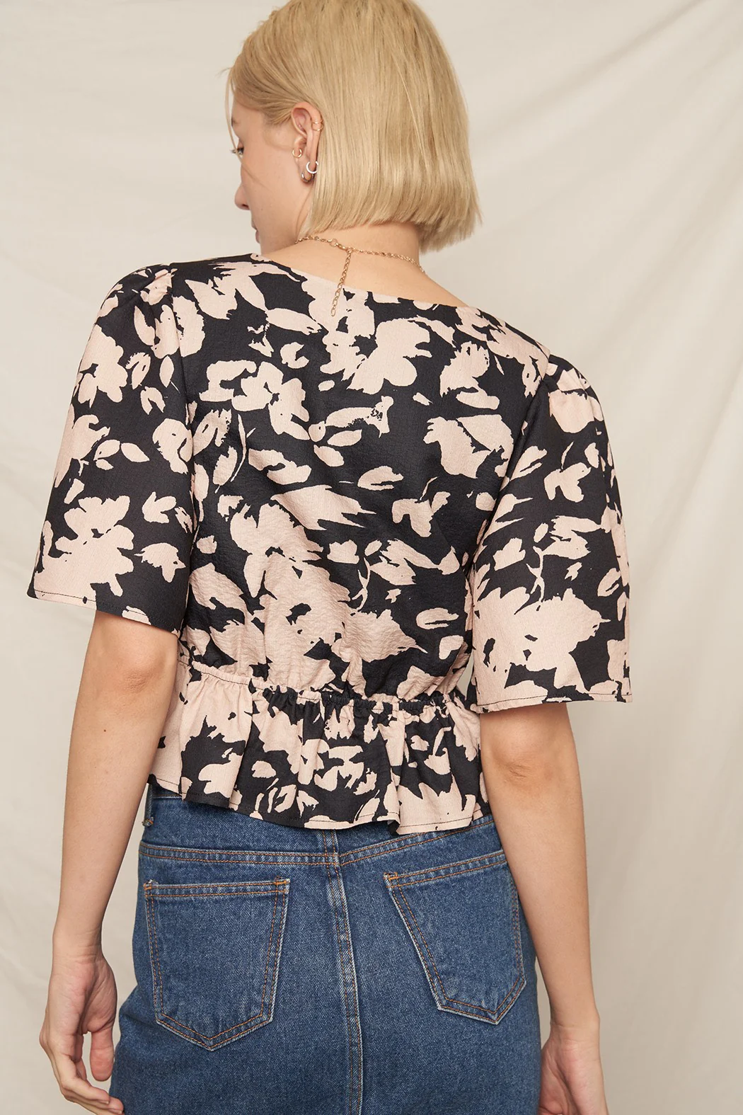 New Leaf Flutter Sleeve Top