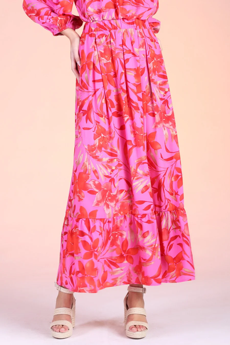 Summer Swing Two Piece Set Off Shoulder Top and Skirt FINAL SALE