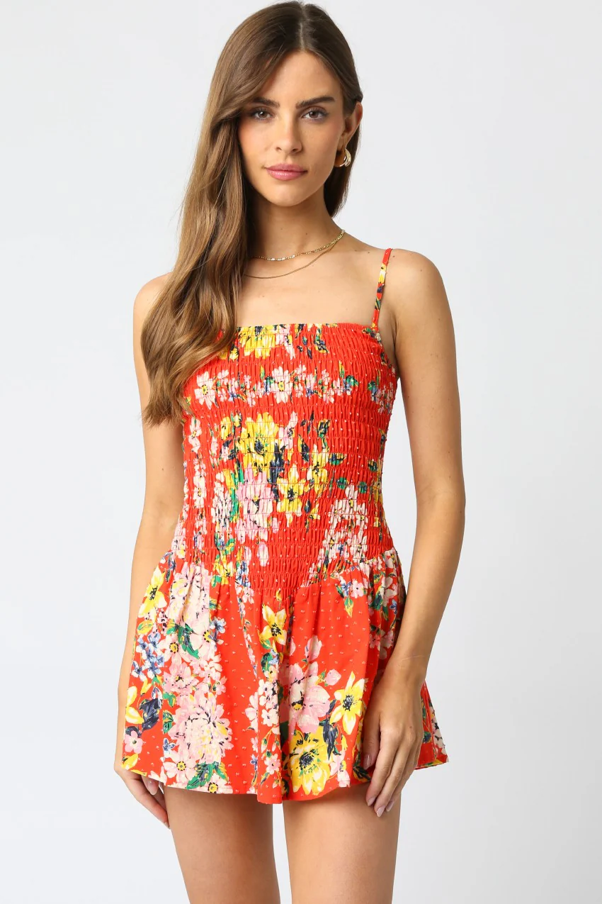 Orange Blossom Micro Mini Dress