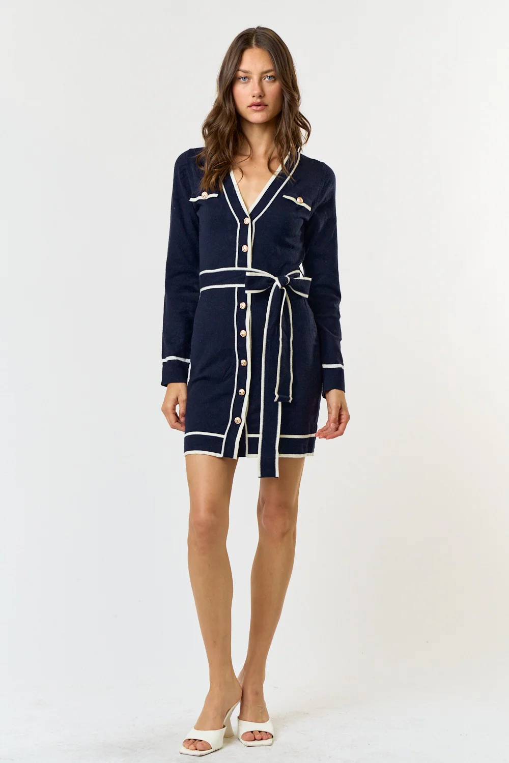 Double Duty Navy Sweater plus Dress FINAL SALE