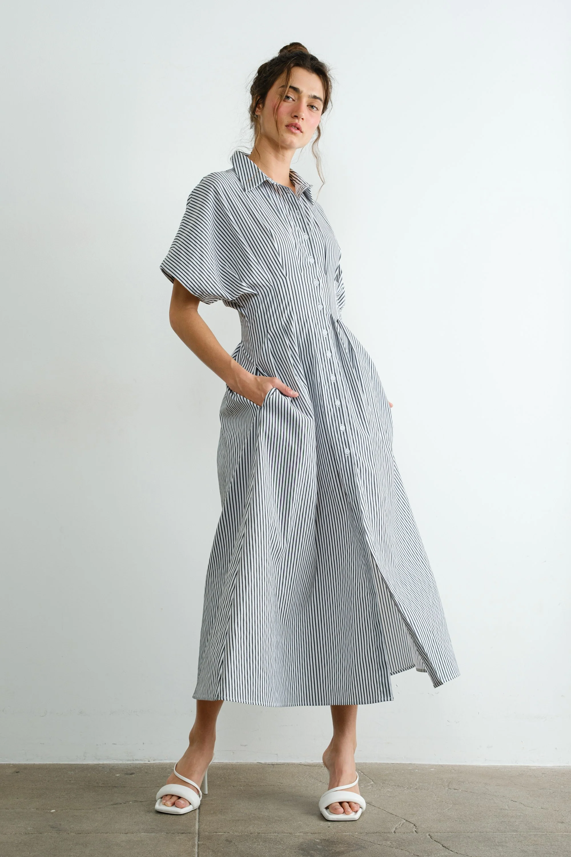 Nantucket Stripe Maxi Dress