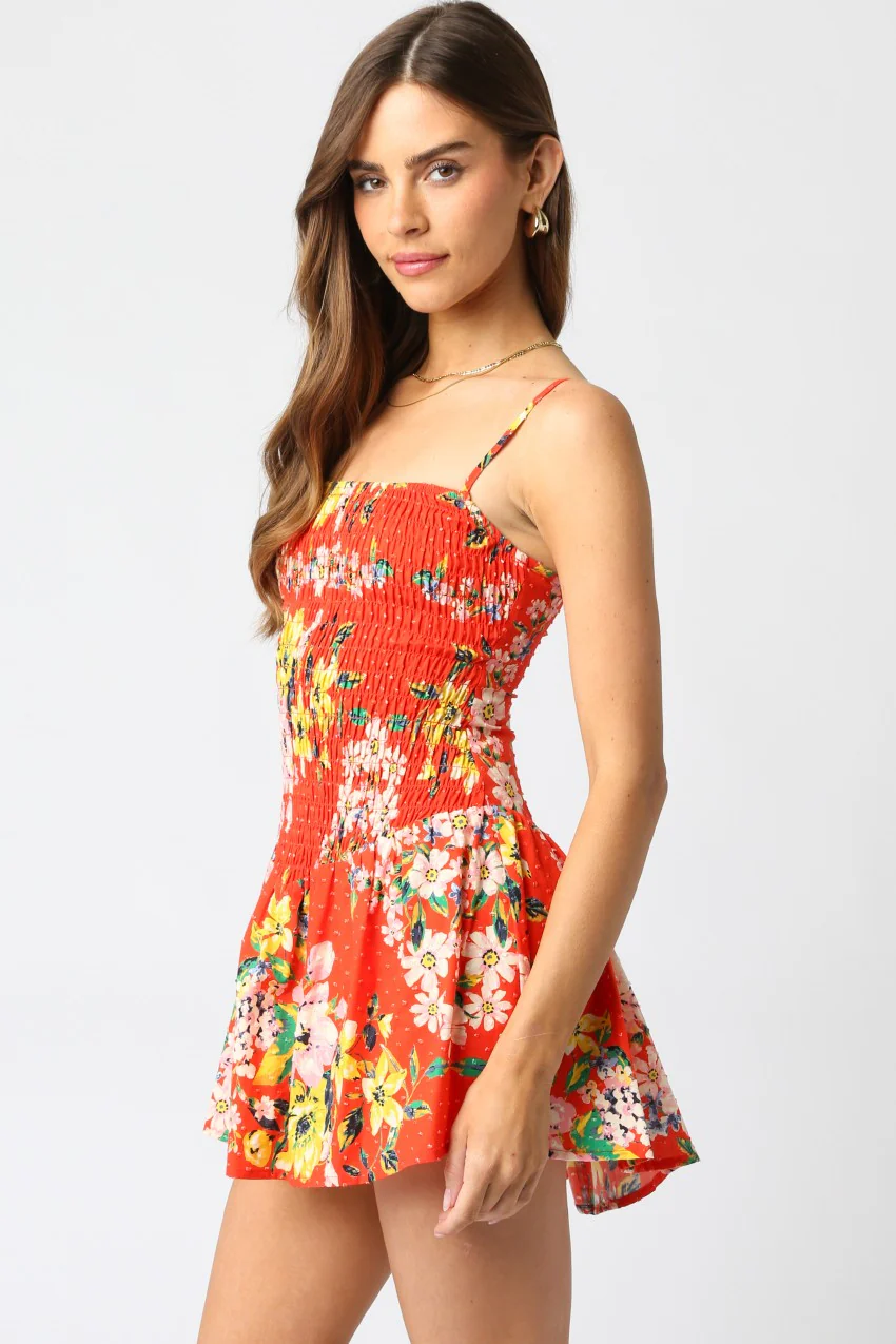 Orange Blossom Micro Mini Dress