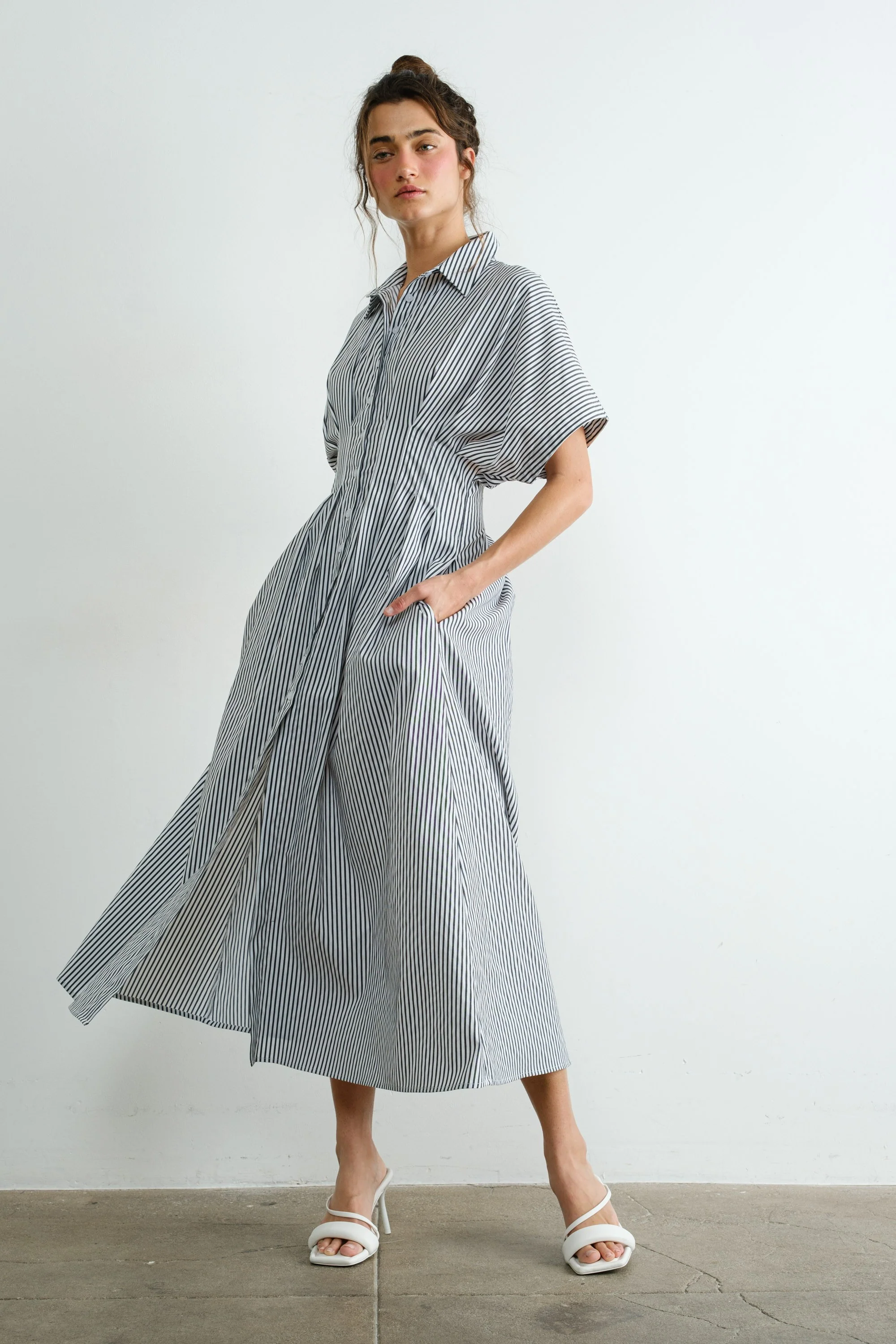 Nantucket Stripe Maxi Dress