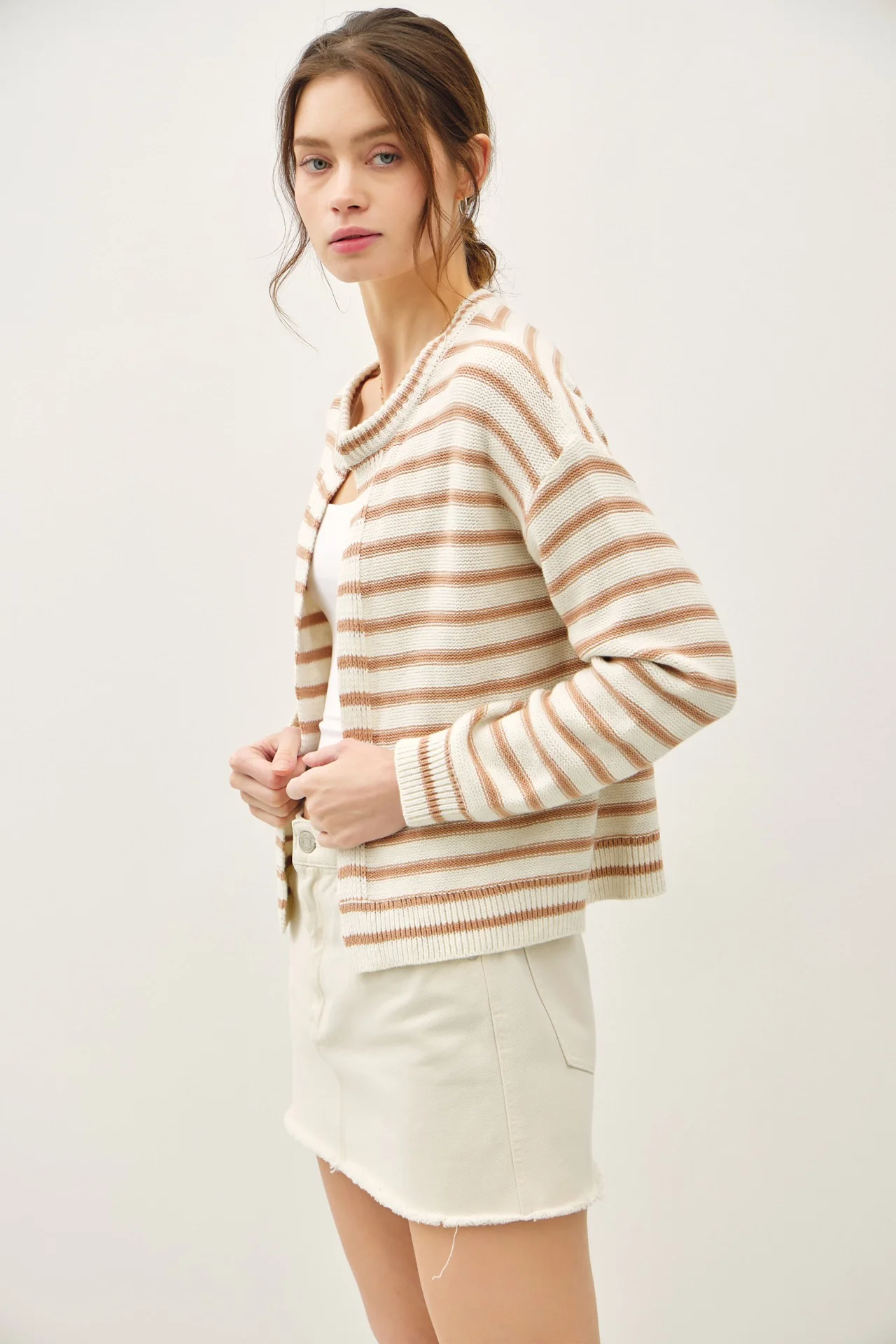 The Prepster Striped Cardigan