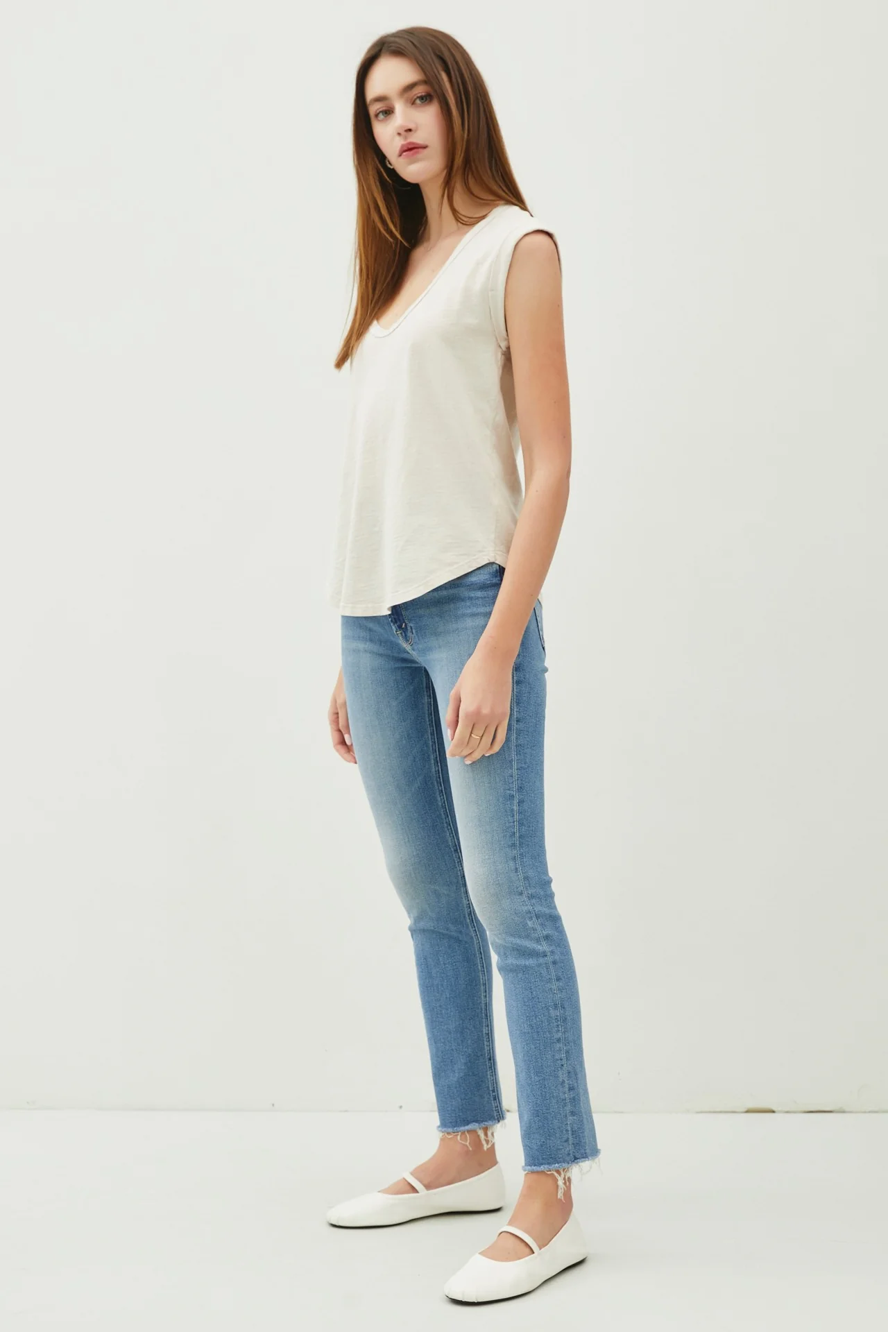 Not so Basic Scoop Neck Tee MORE COLORS