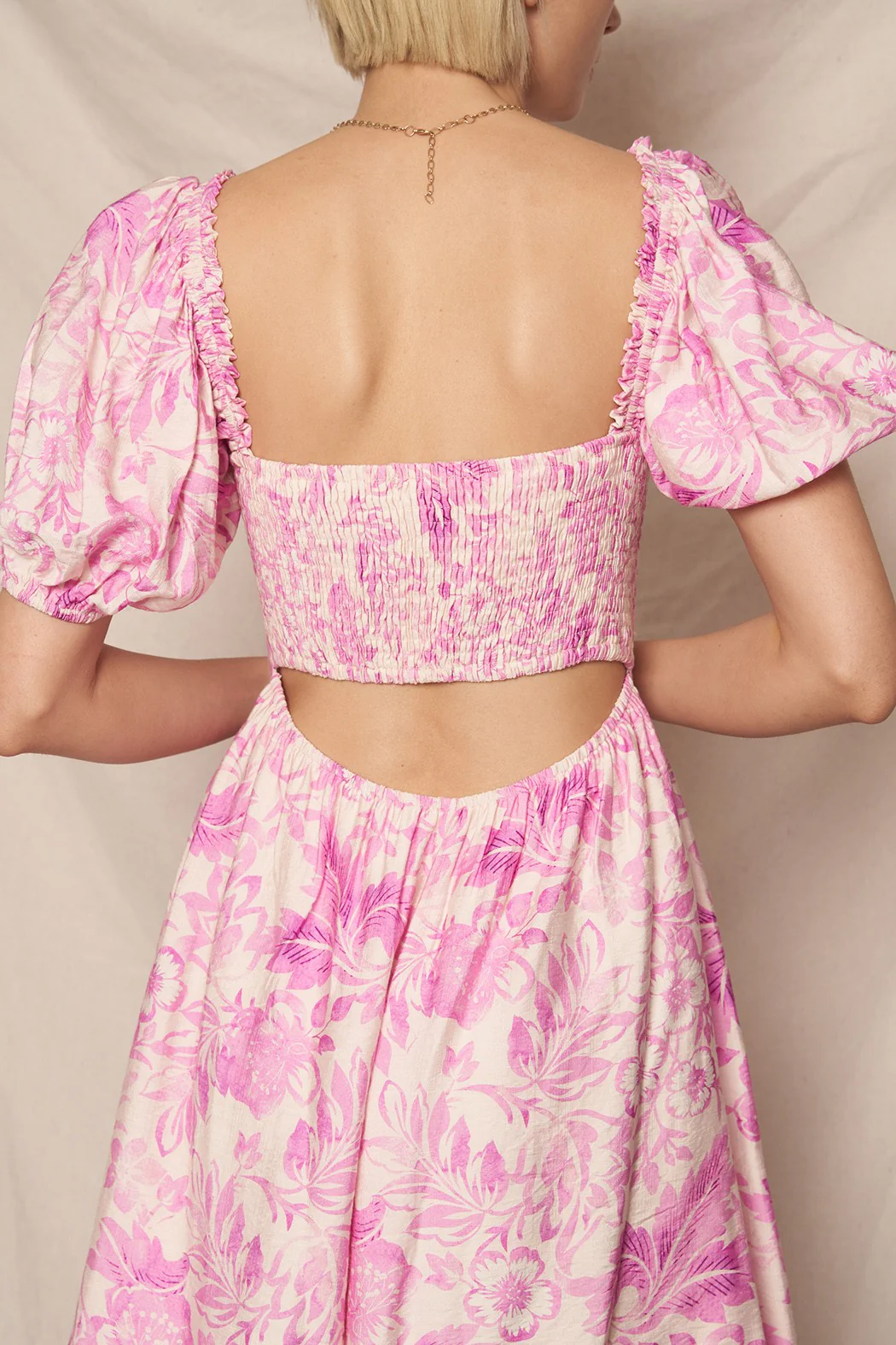 Pink Tropics Mini Dress