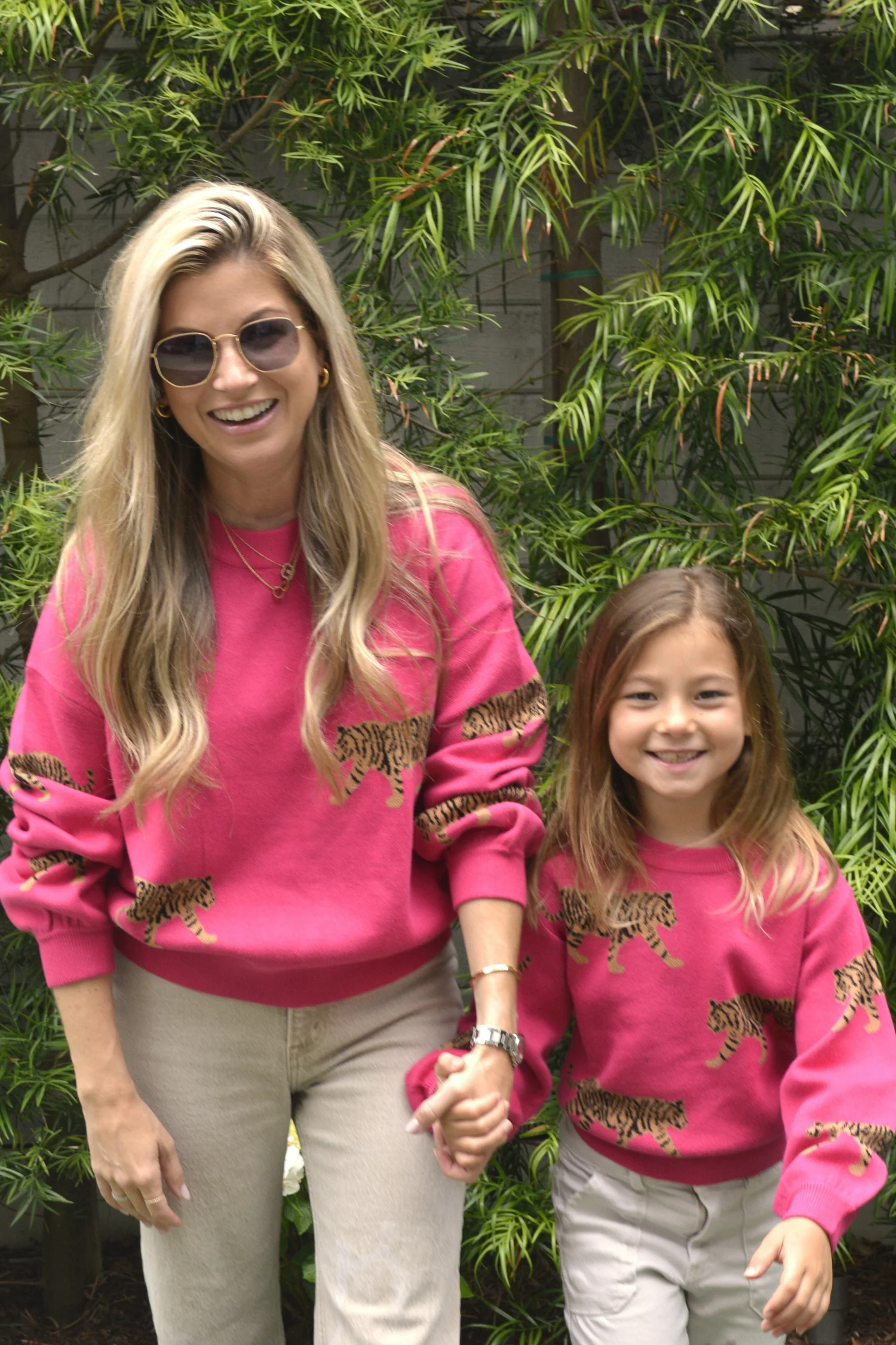 Mommy and Me Eye of the Tiger Adult Size Sweater