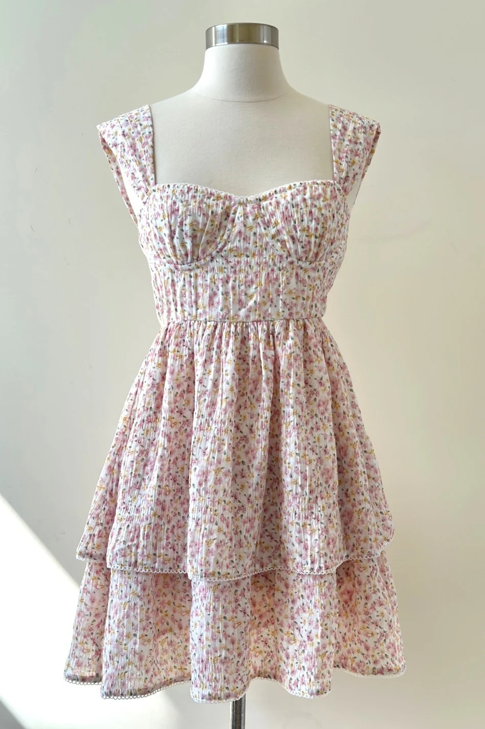 So Sweet Ruffle Tiered Mini Dress FINAL SALE