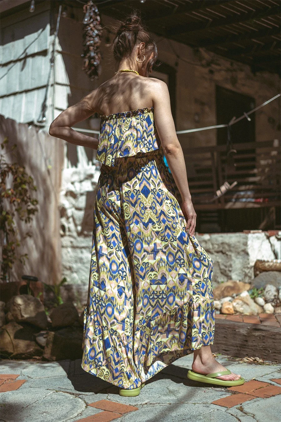 Bohemian Babe Ruffle top Jumpsuit FINAL SALE