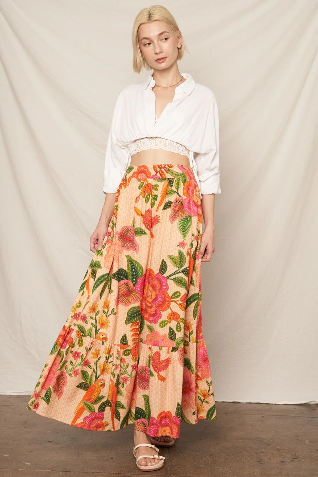 South of the Equator Printed Maxi Skirt