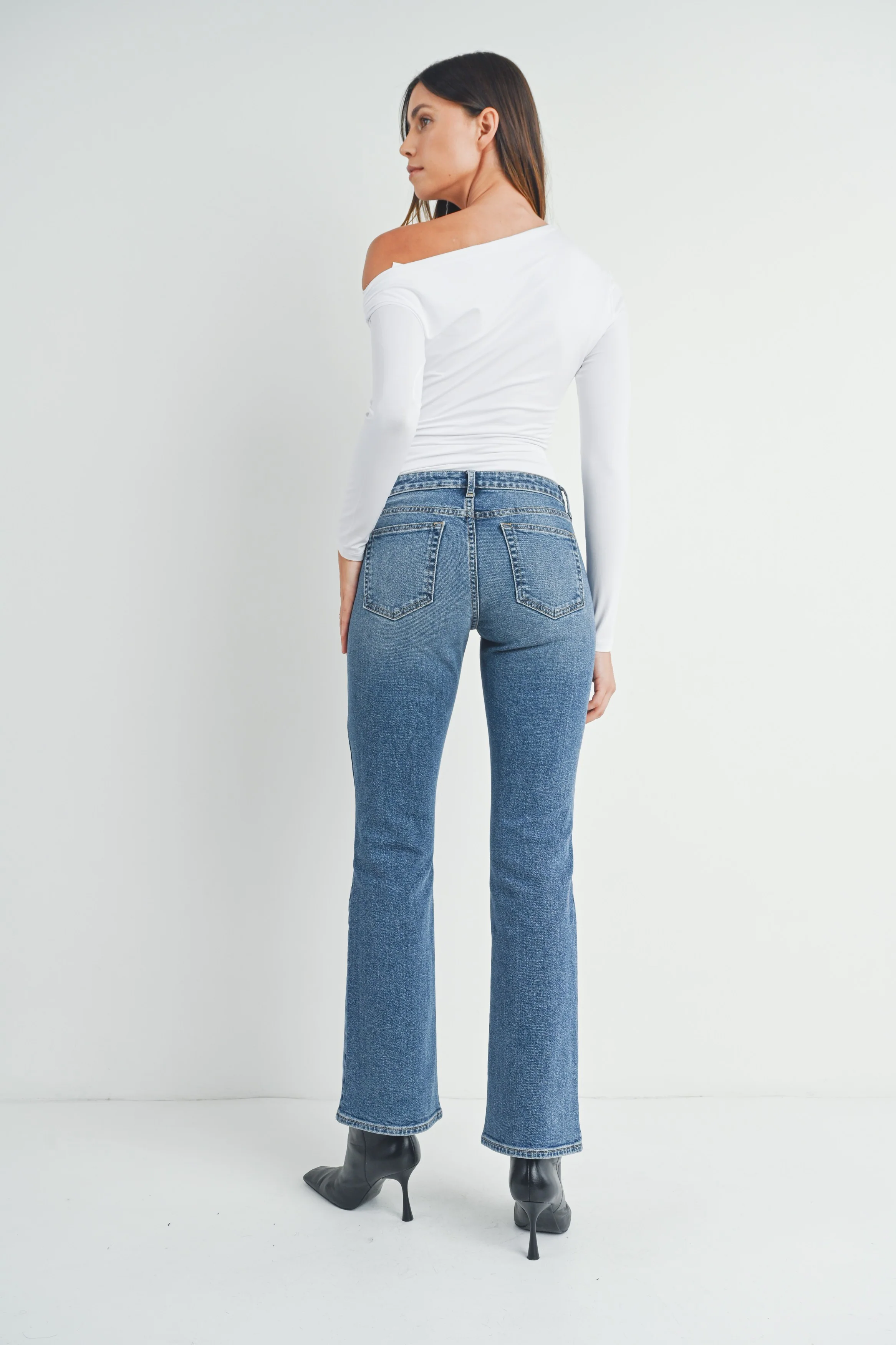 Jordana Mid Rise Vintage Slim Boot Cut