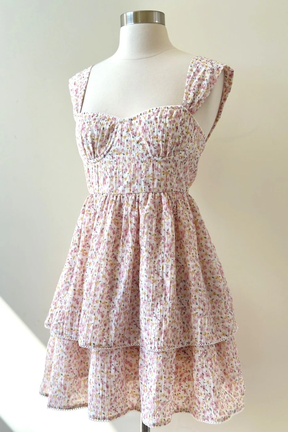 So Sweet Ruffle Tiered Mini Dress FINAL SALE