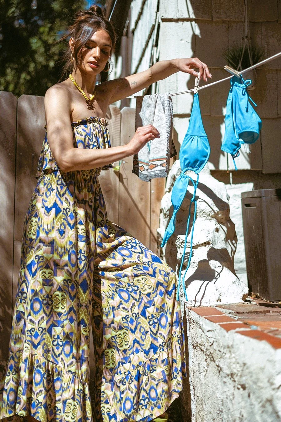 Bohemian Babe Ruffle top Jumpsuit FINAL SALE