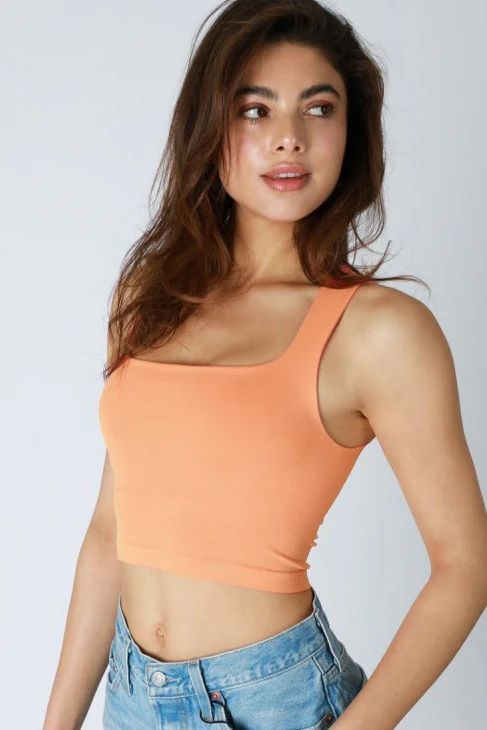 Aubrey Square Neck Tank Top MORE COLORS