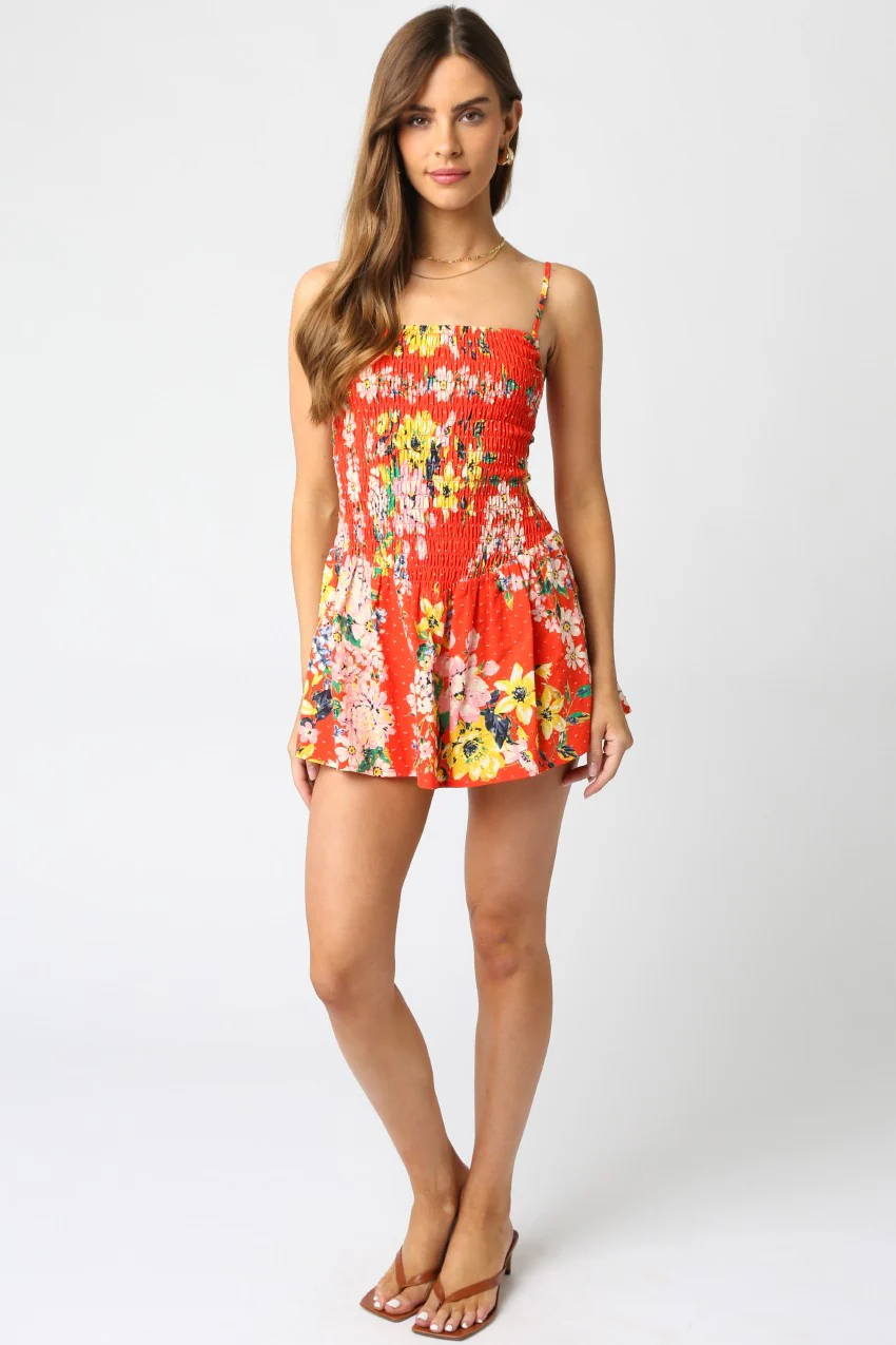 Orange Blossom Micro Mini Dress