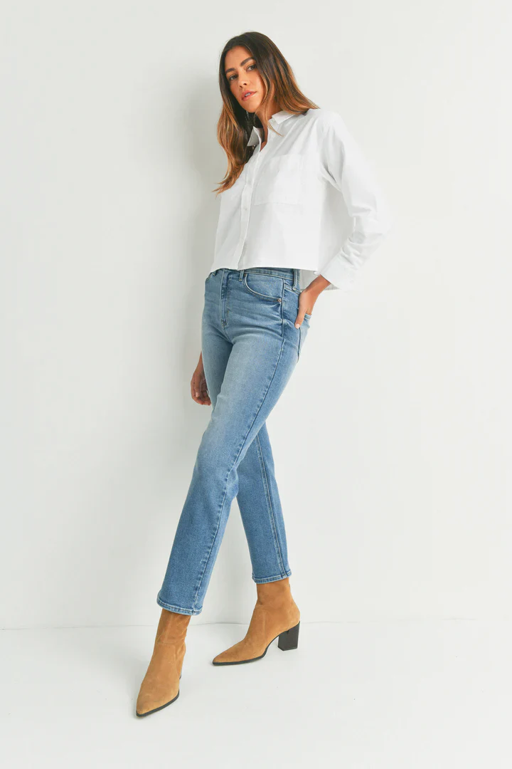 Toni High Rise Classic Straight Jean