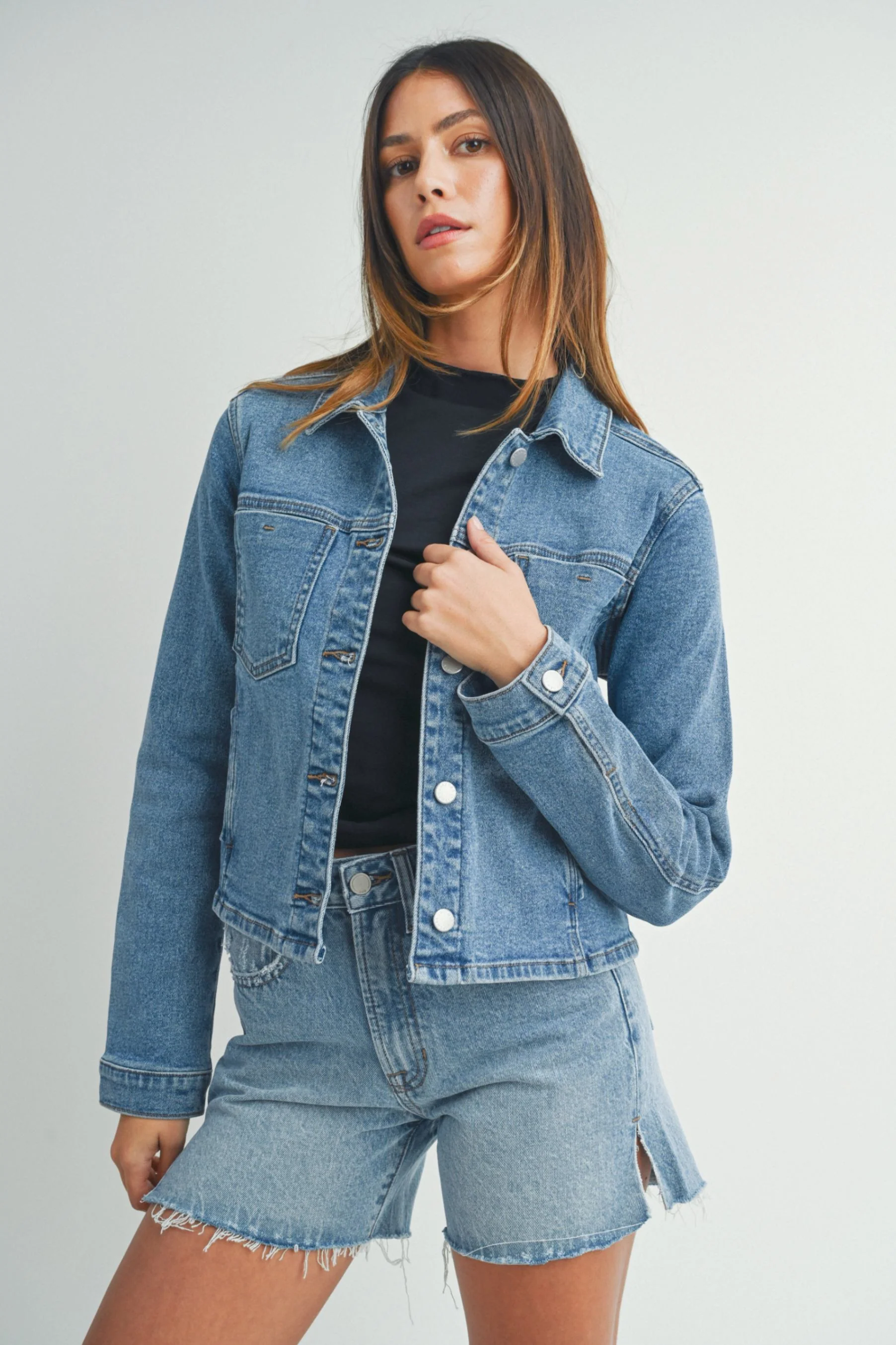 New Day Jean Jacket in Medium Denim