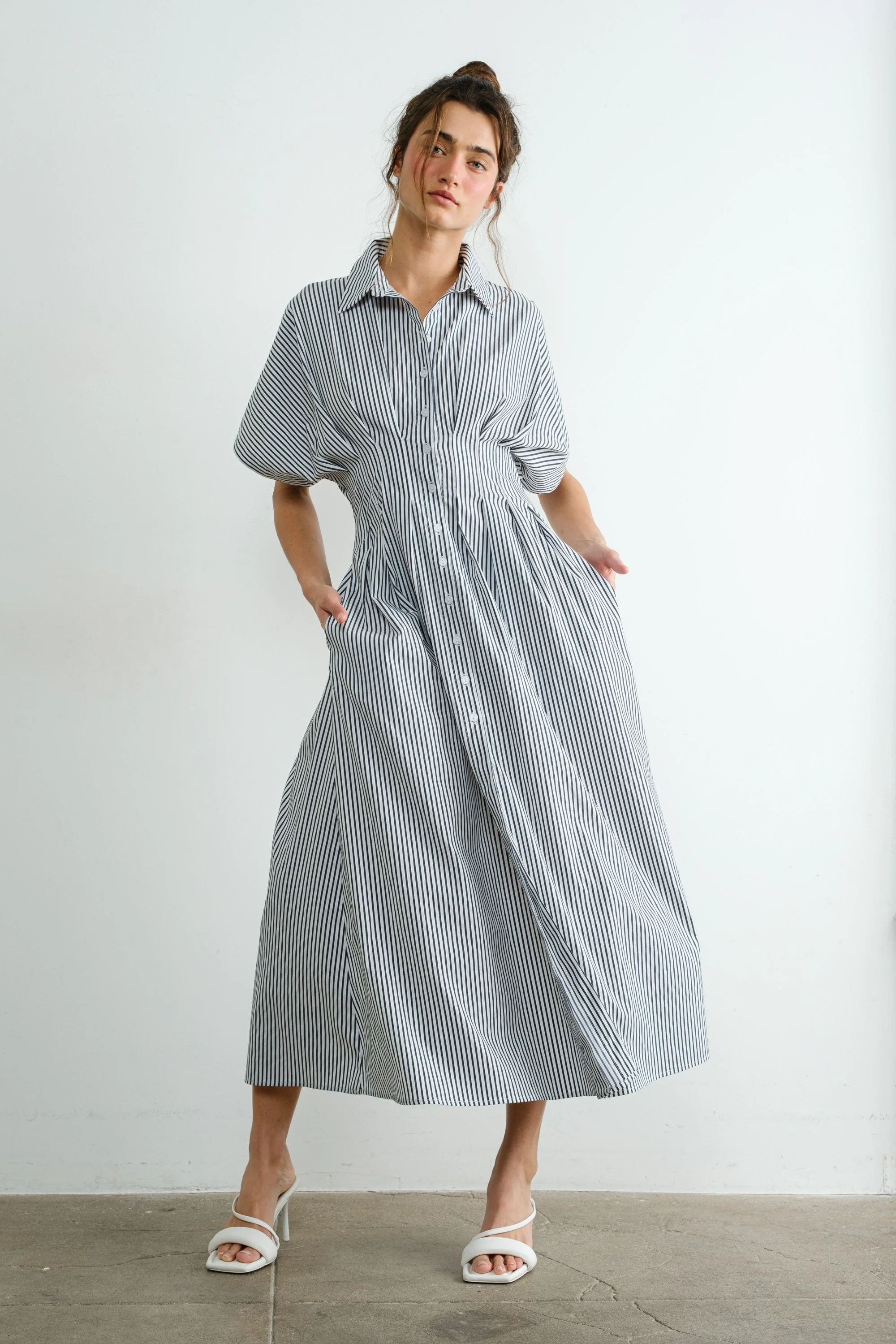 Nantucket Stripe Maxi Dress