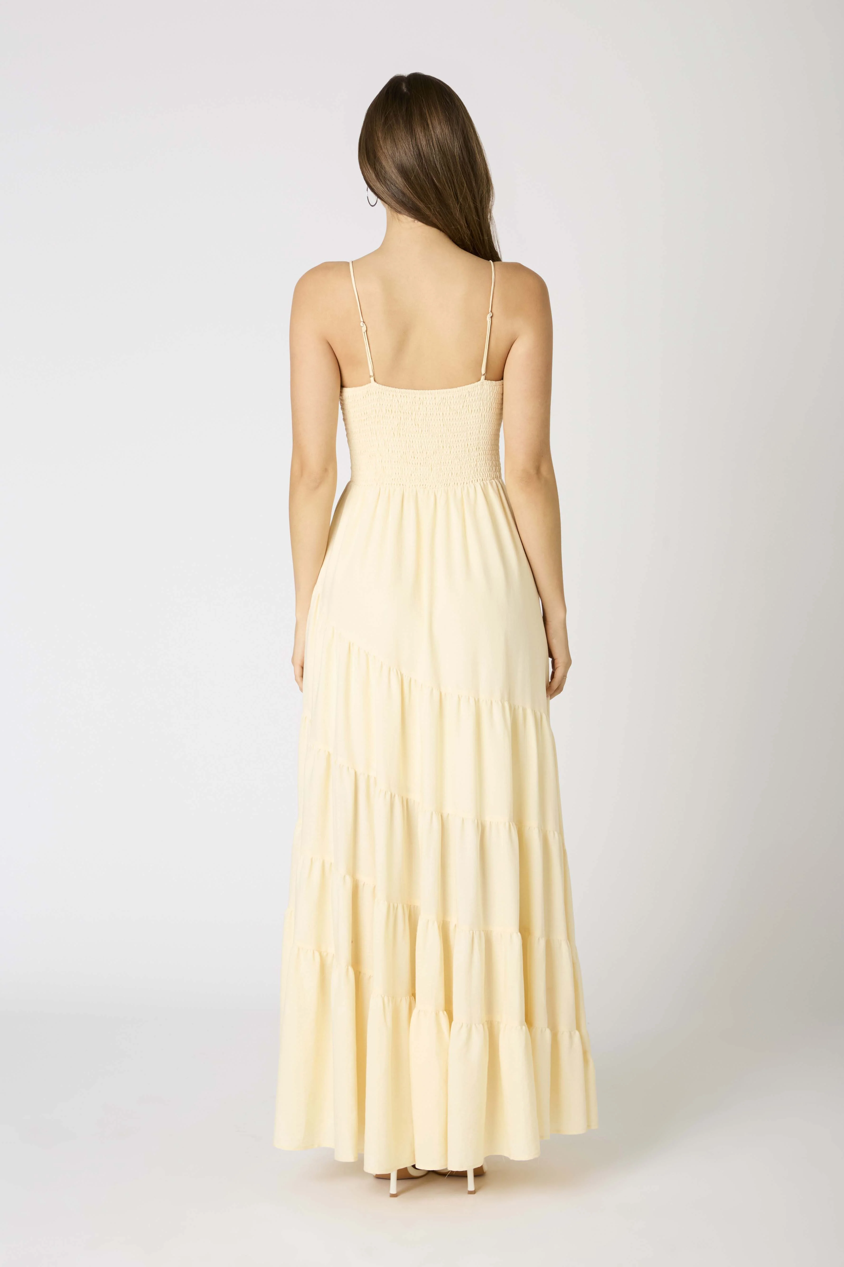 Buttercream Tiered Maxi Dress