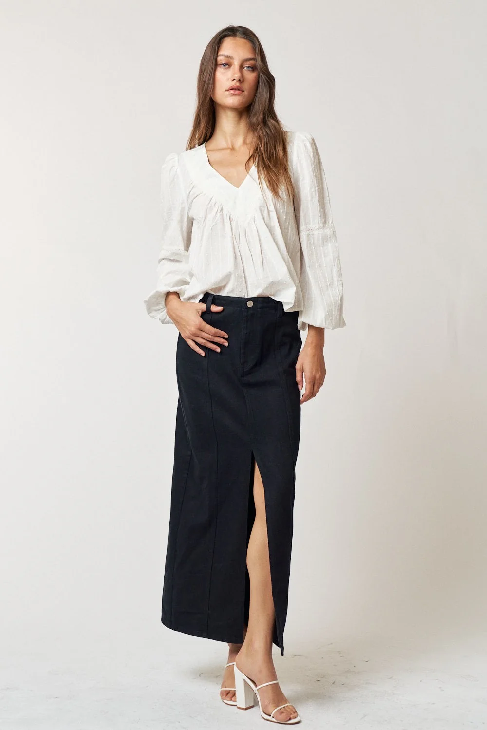 Swiss Dot Blouse FINAL SALE