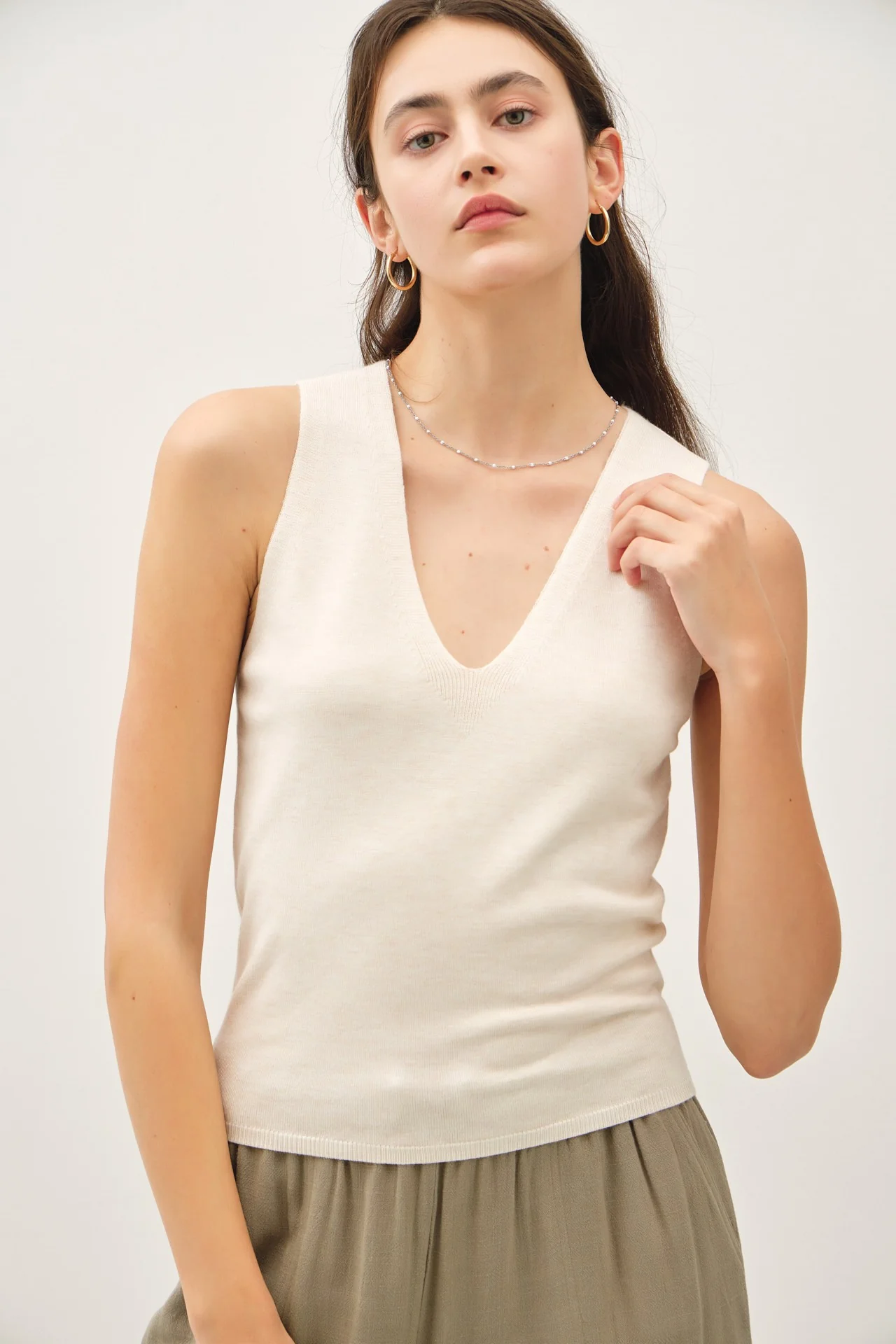 The Coast V Neck Sweater Tank