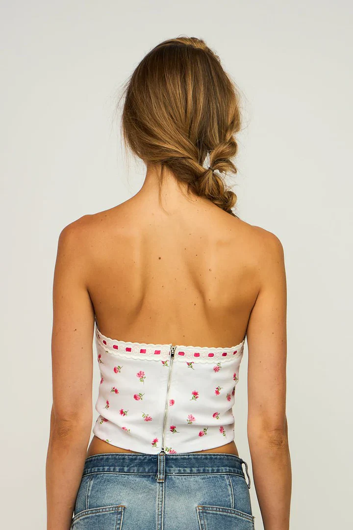 Sweet Side Floral Tube Top FINAL SALE