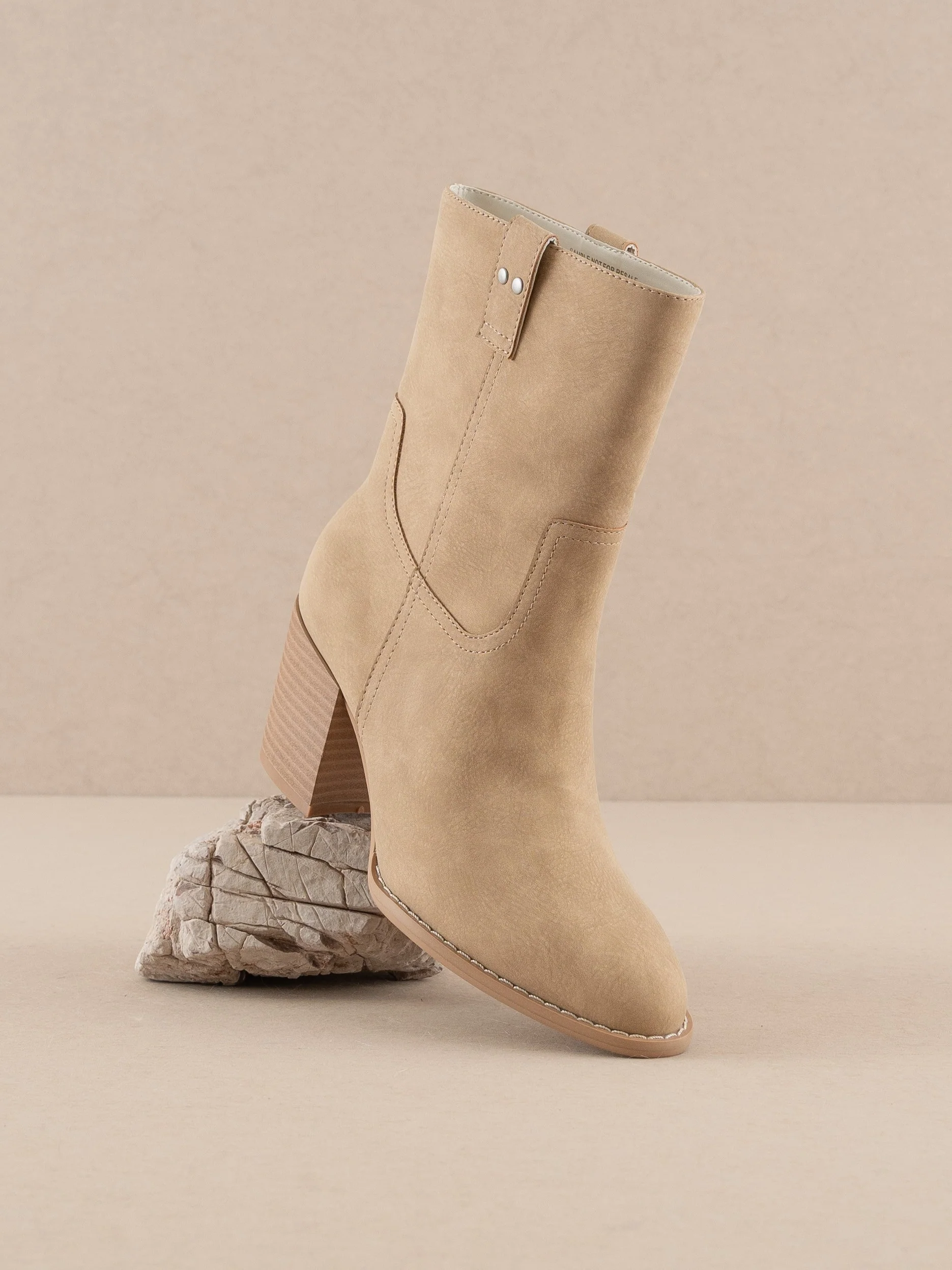 Classic Vegan Suede Bootie