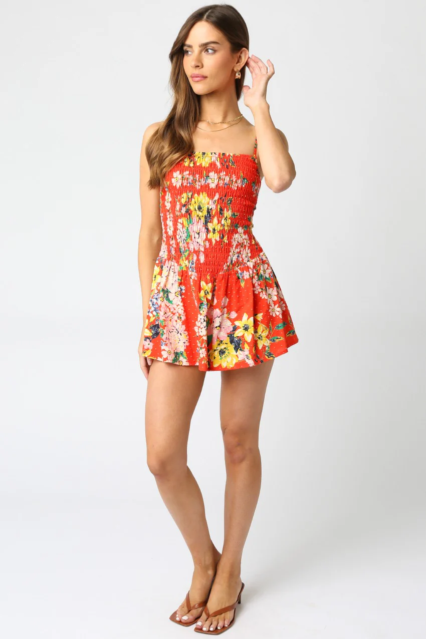Orange Blossom Micro Mini Dress