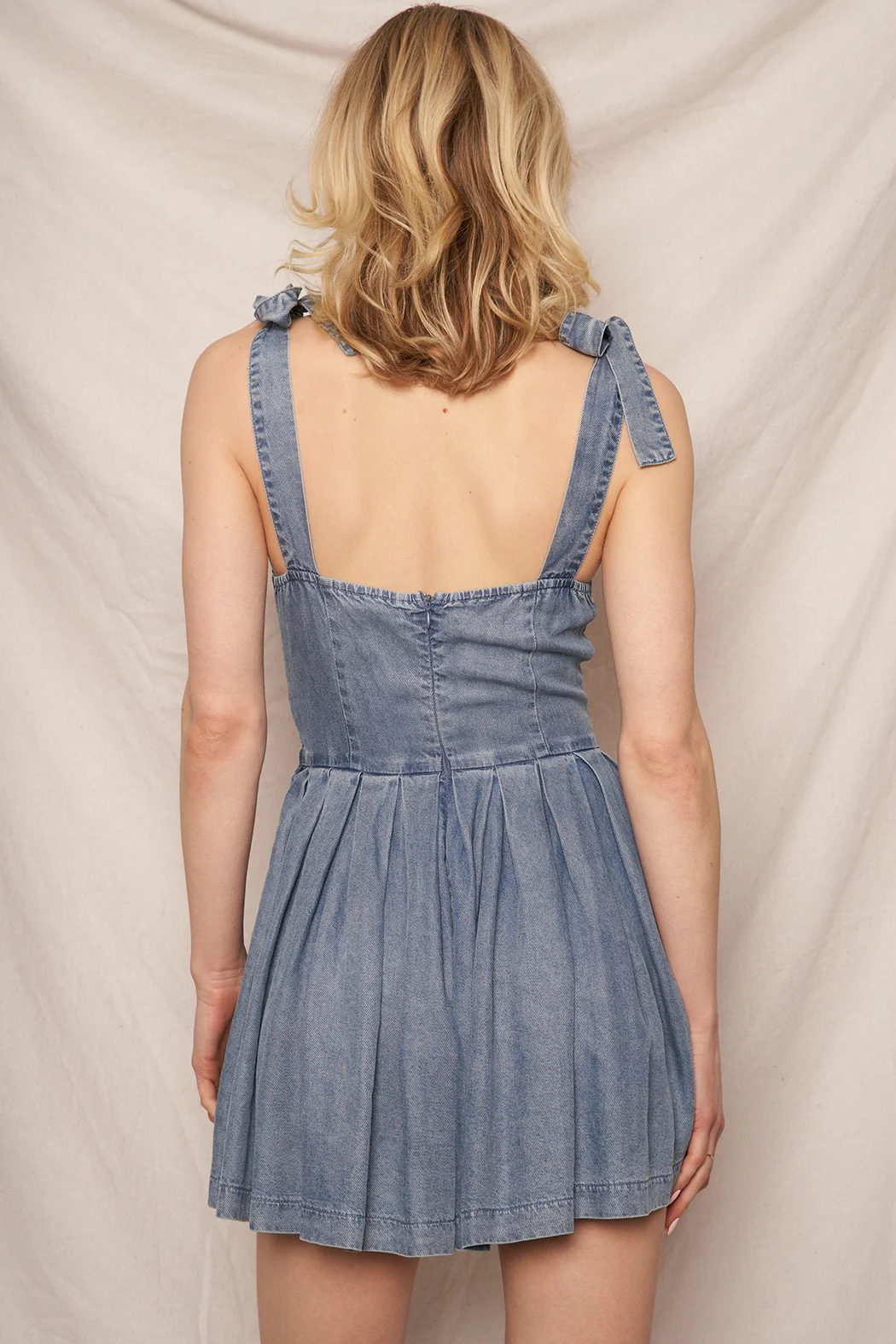 Just for Kicks Mini Ruffle Romper Dress