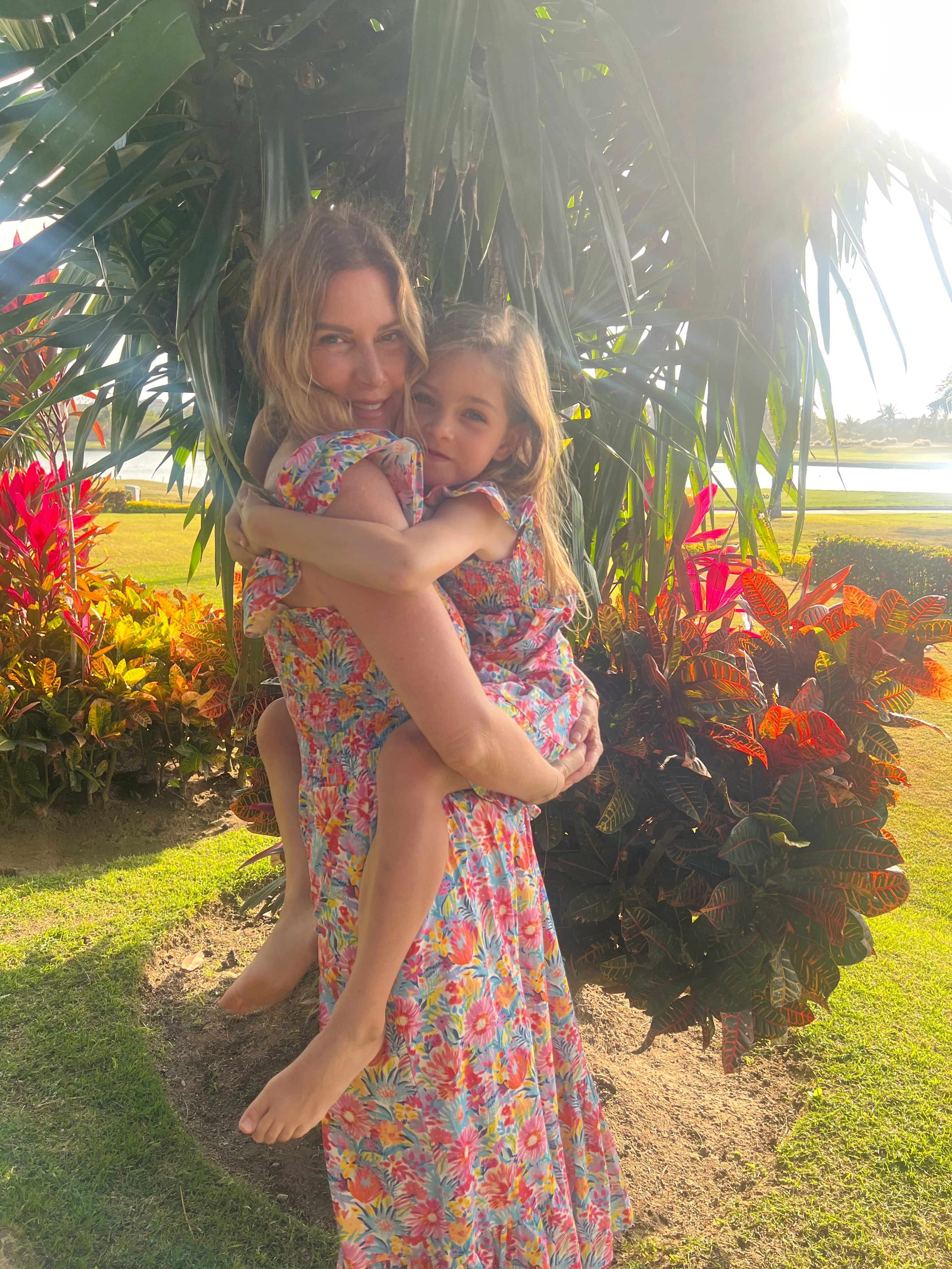 Mommy and Me Vacay Ready Smocked Top Dress Mommy and Me  Bundle