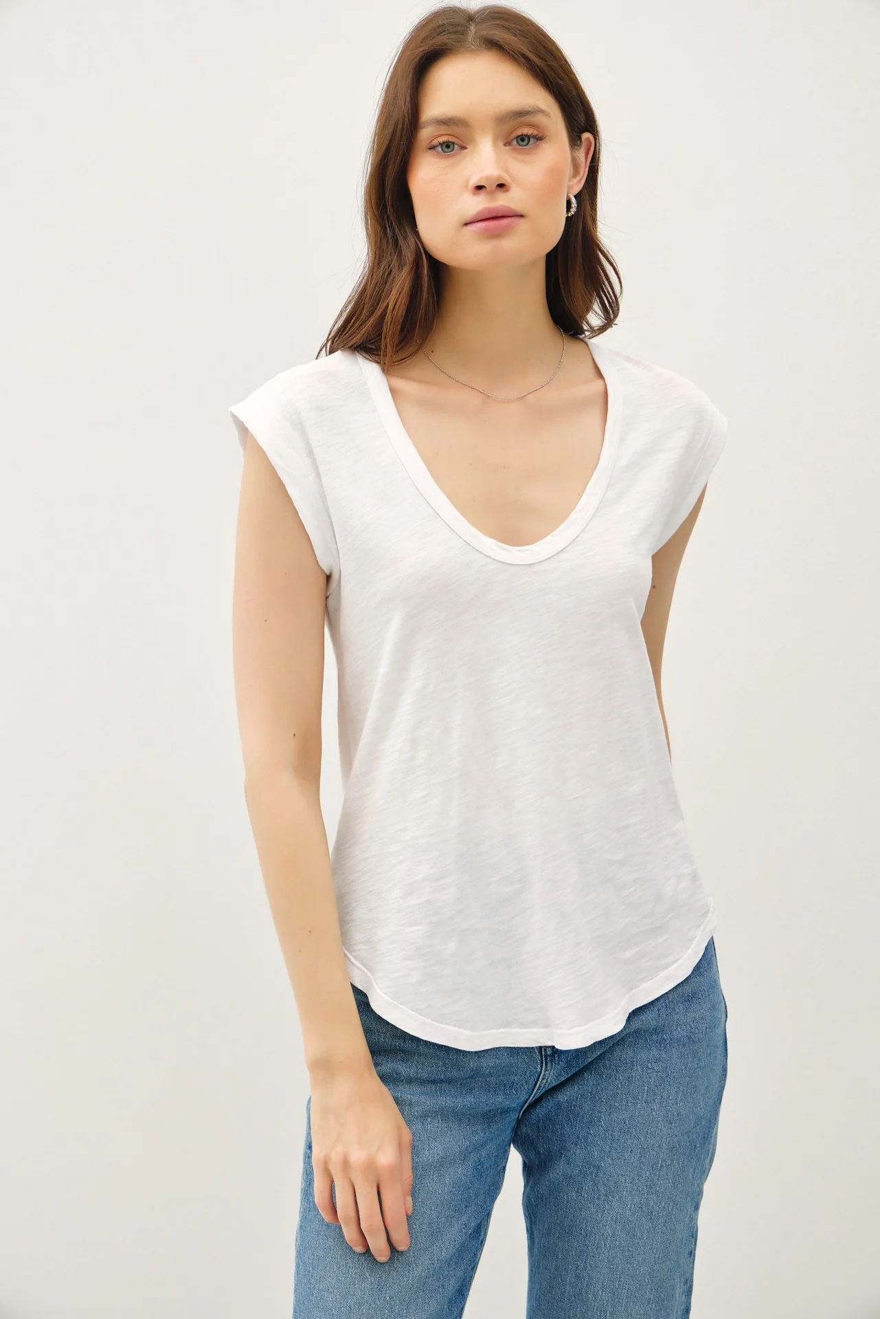 Not so Basic Scoop Neck Tee MORE COLORS