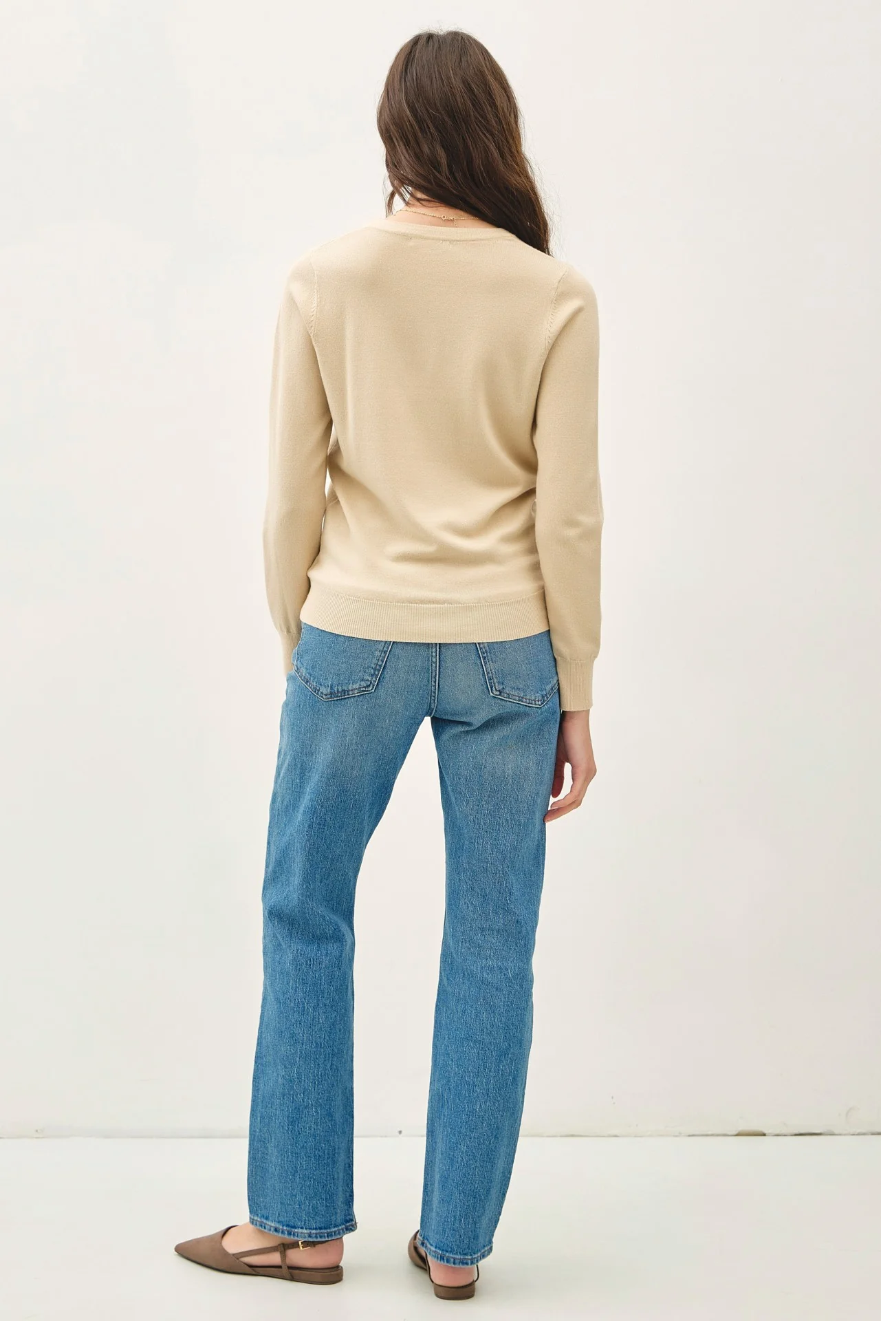 Adele Basic Crewneck Sweater