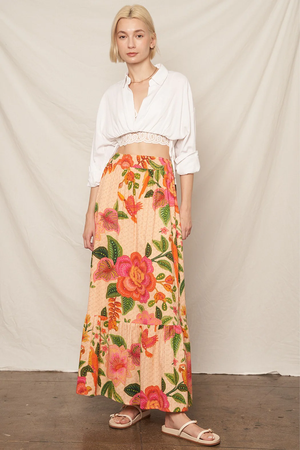 South of the Equator Printed Maxi Skirt