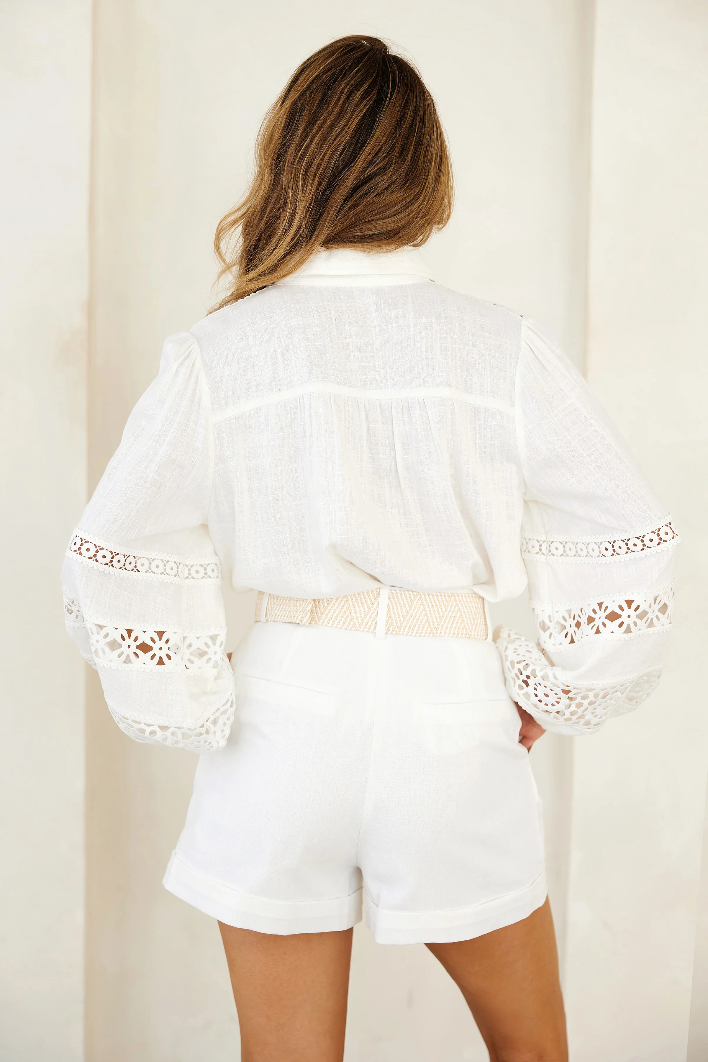 Summer Spirit White Shorts FINAL SALE