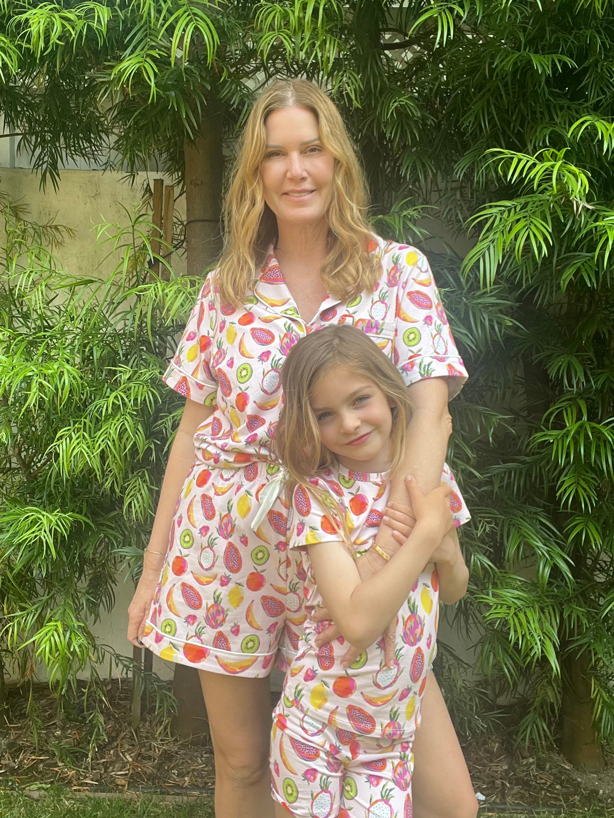 Mommy and Me Tropical Fruit Punch Pajamas Mommy and Me Bundle