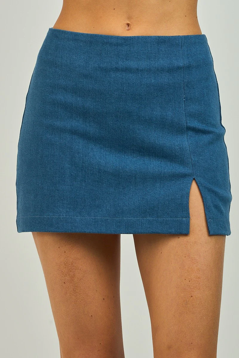 Denim Way Mini Skirt