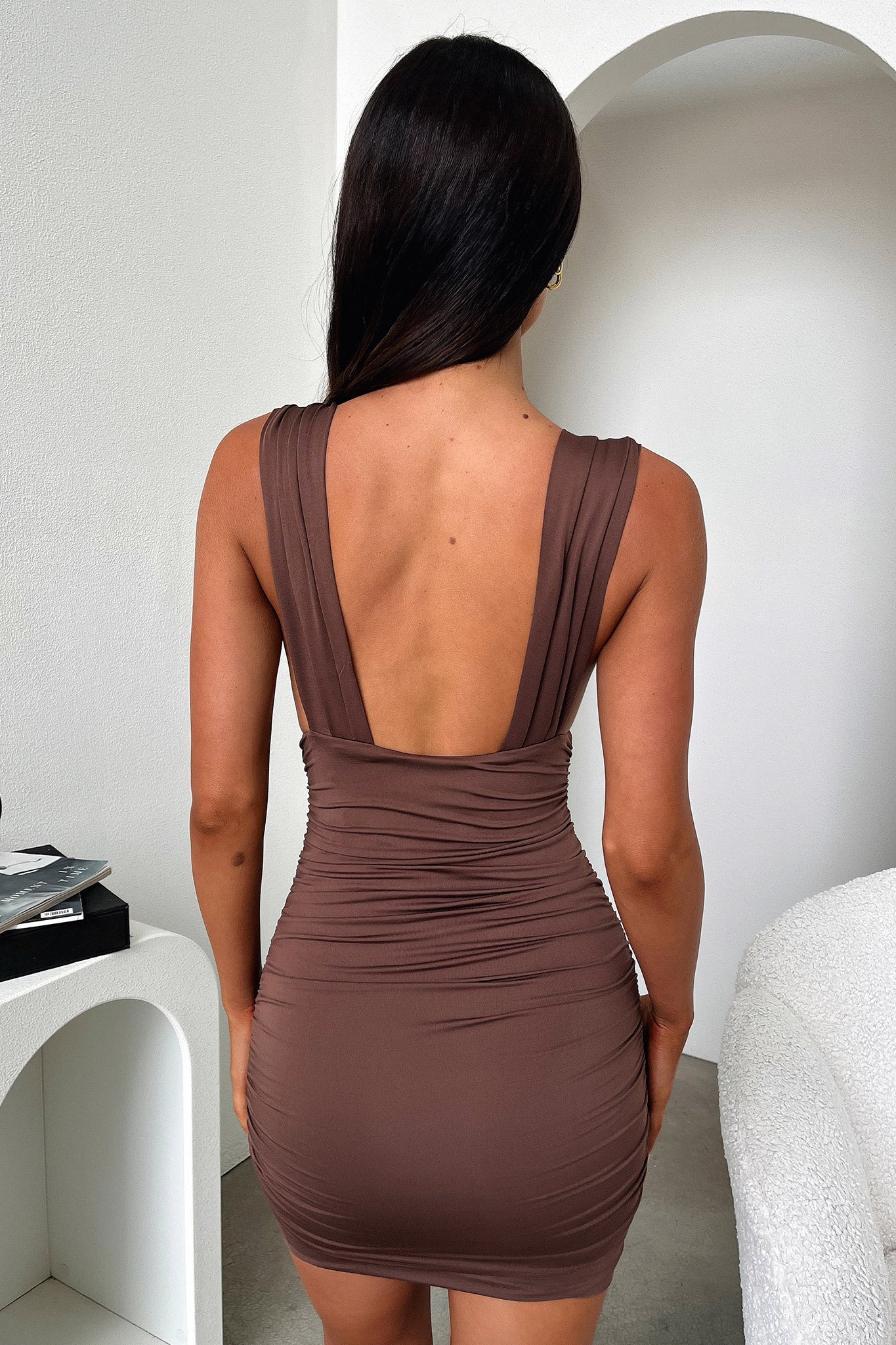 Trixie Dress - Brown