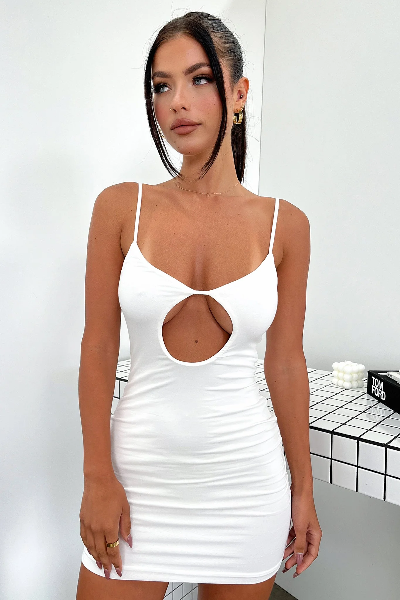 Maya Mini Dress - White