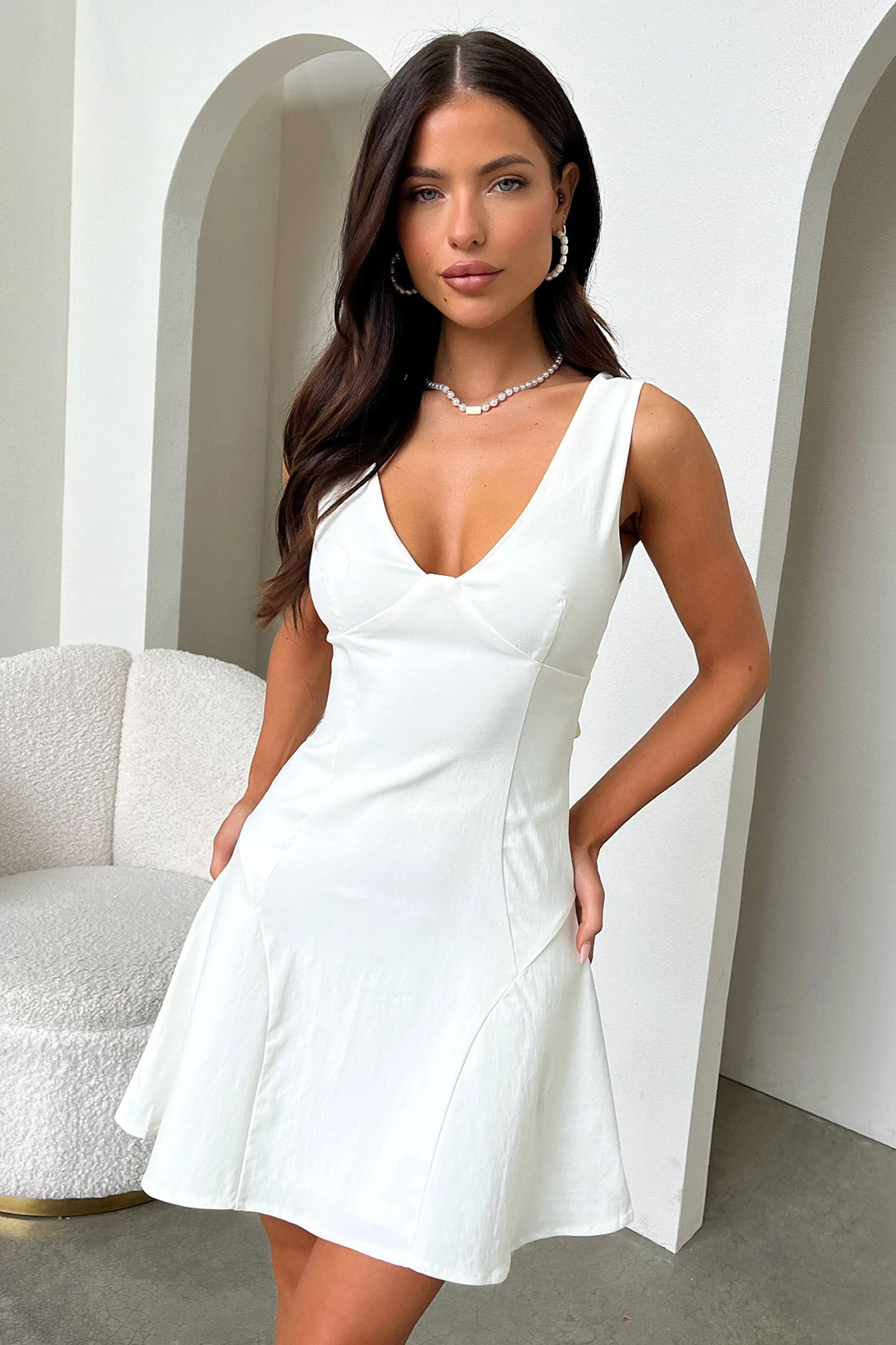 Morelle Dress - White