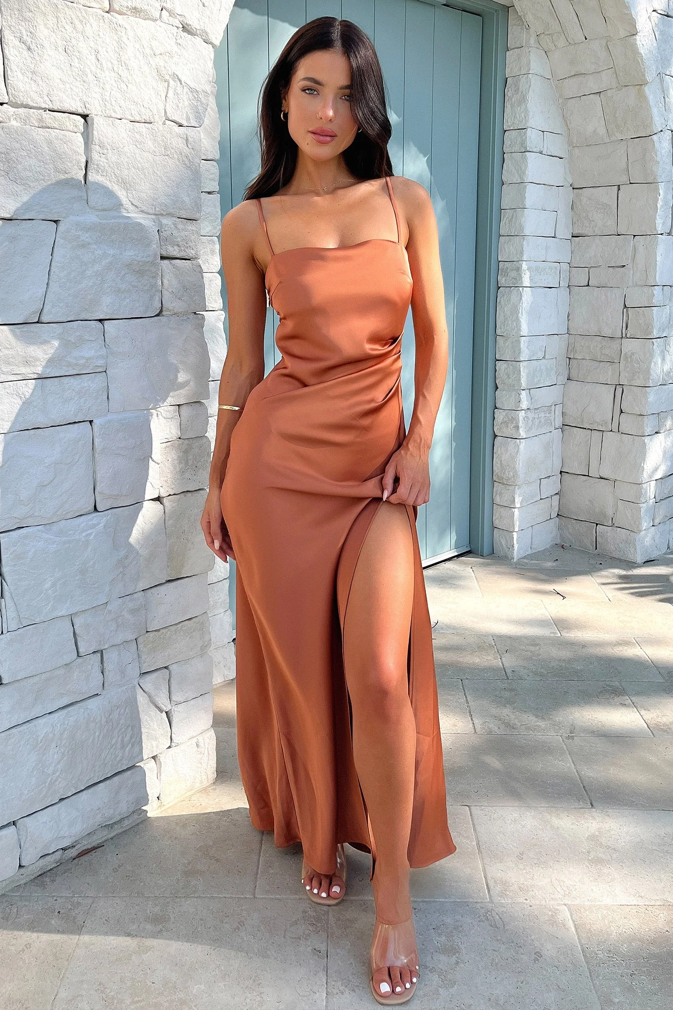 Manesh Maxi Dress - Copper